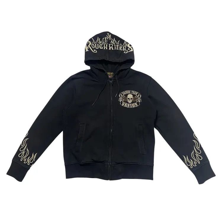 Vanson Leathers Rare🔥 Vanson Going Down the Road Zipup Hoodie Size US M / EU 48-50 / 2 - 3 Thumbnail