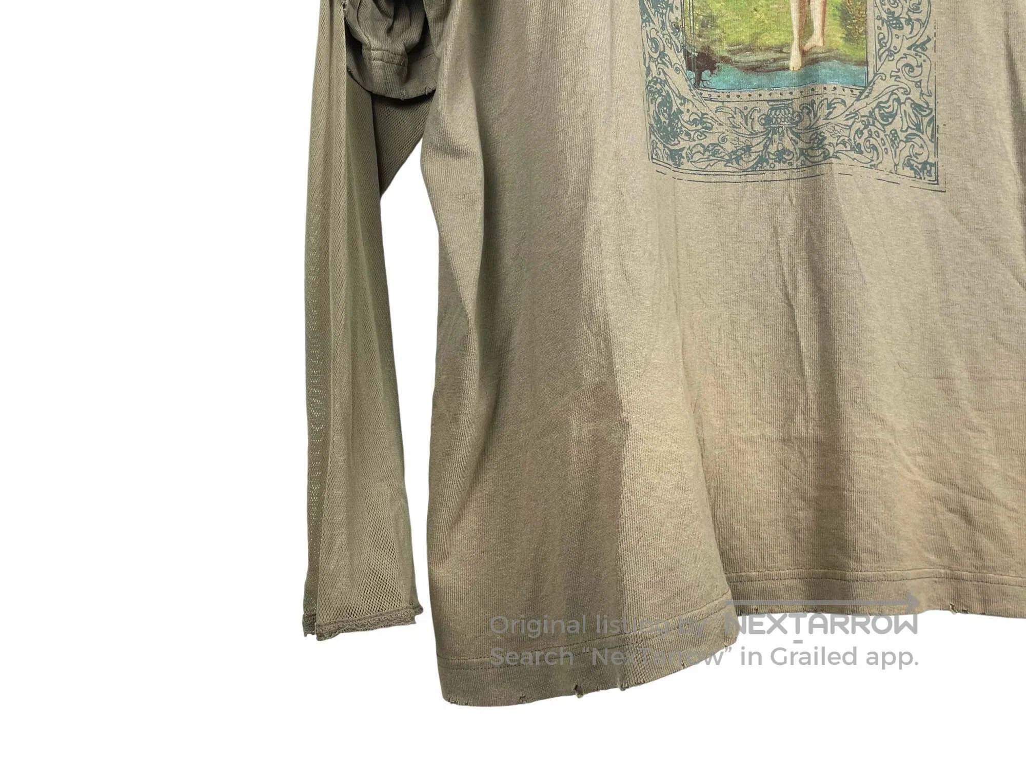 Acne Studios Acne Studios Printed Mesh Sleeve Two-Piece Long Sleeve Size US M / EU 48-50 / 2 - 5 Thumbnail