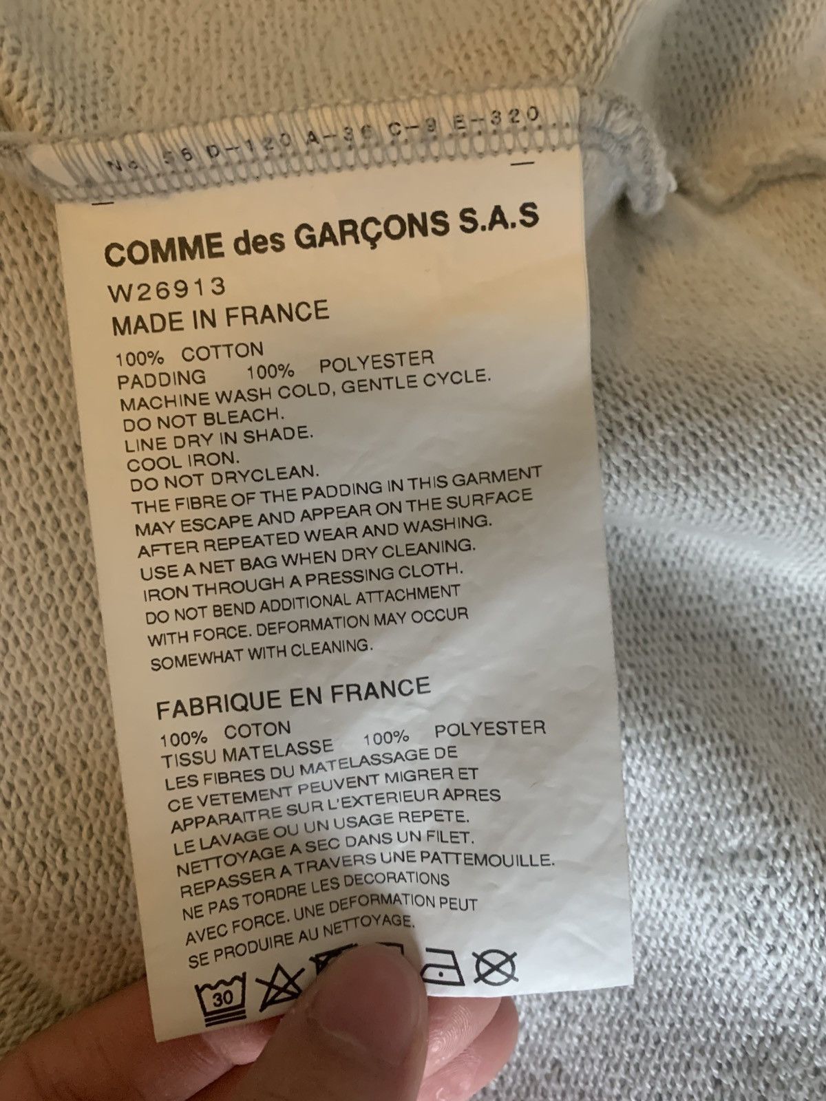 Comme des Garcons Comme des garcons boys bunny ear hoodie Size US M / EU 48-50 / 2 - 6 Thumbnail