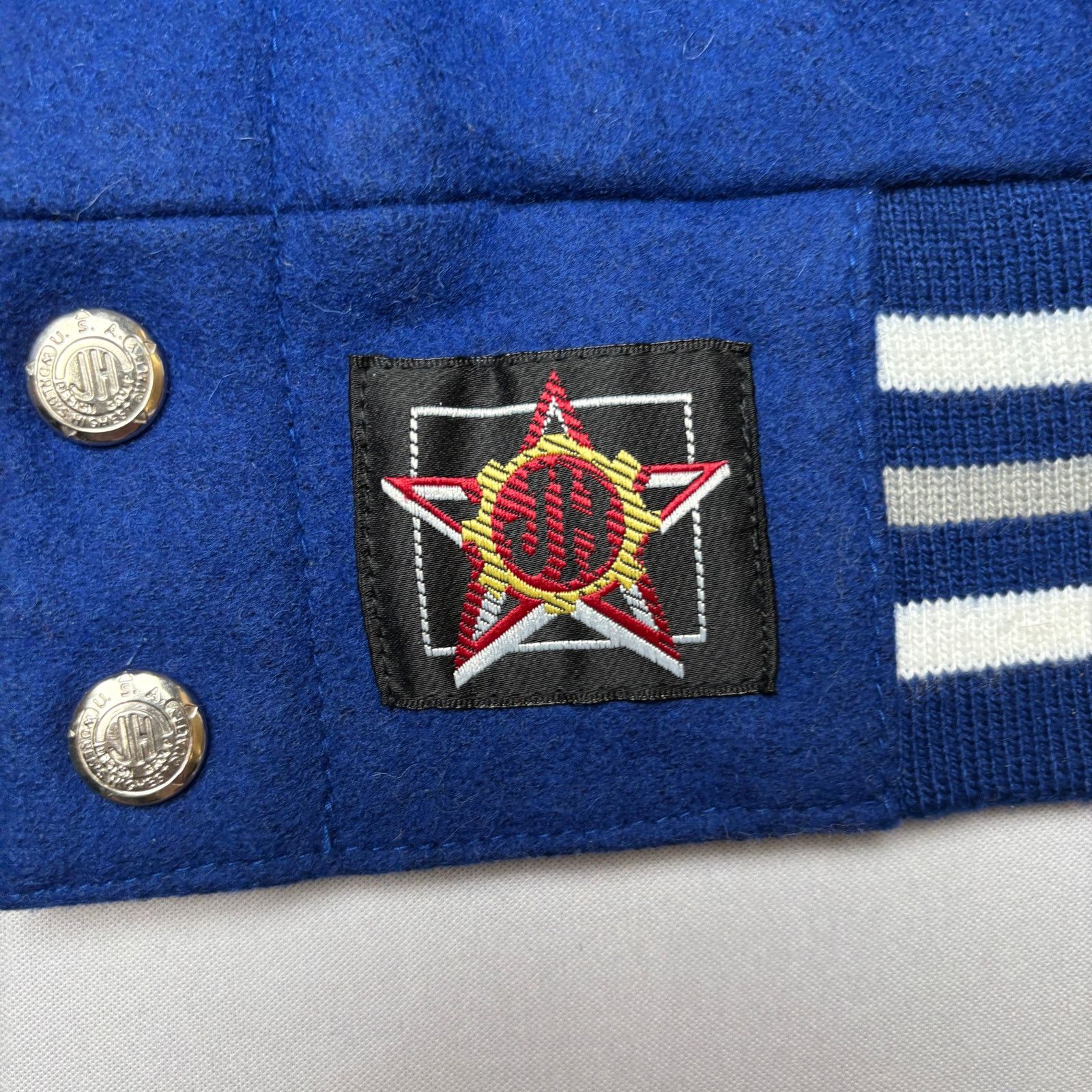 JH Design × MLB × Vintage VTG Jeff Hamilton LA Dodgers Wool Reversible Jacket Men's 4X Size US XXL / EU 58 / 5 - 8 Thumbnail