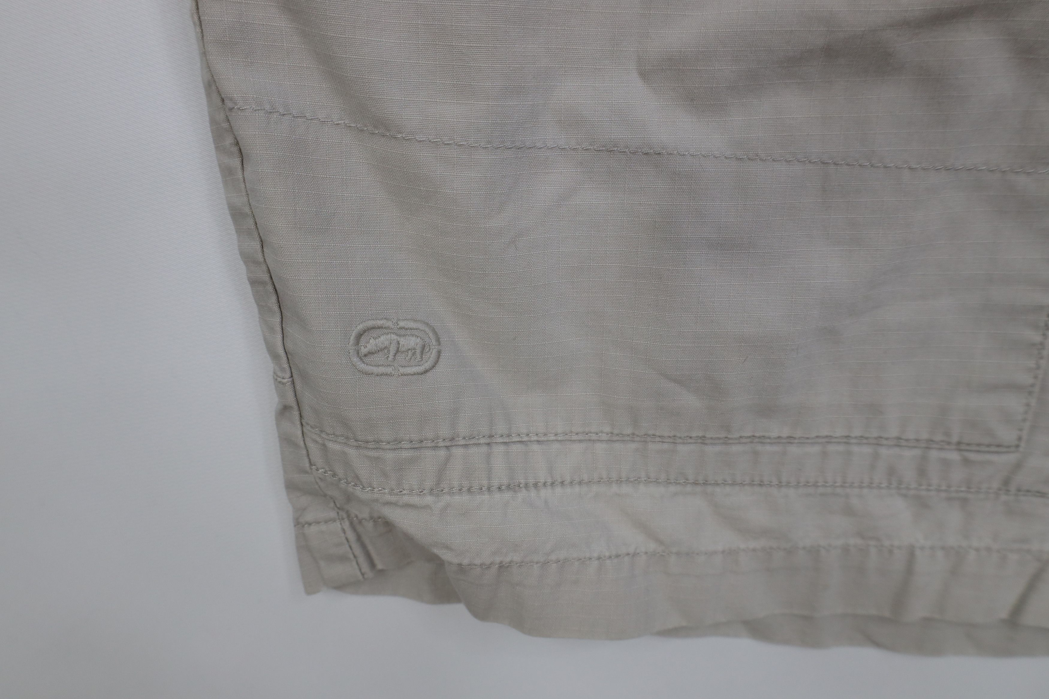 Ecko Unltd. Vintage 90s Y2K Ecko Baggy Ripstop Cargo Shorts Beige Cotton Size US 38 / EU 54 - 5 Thumbnail