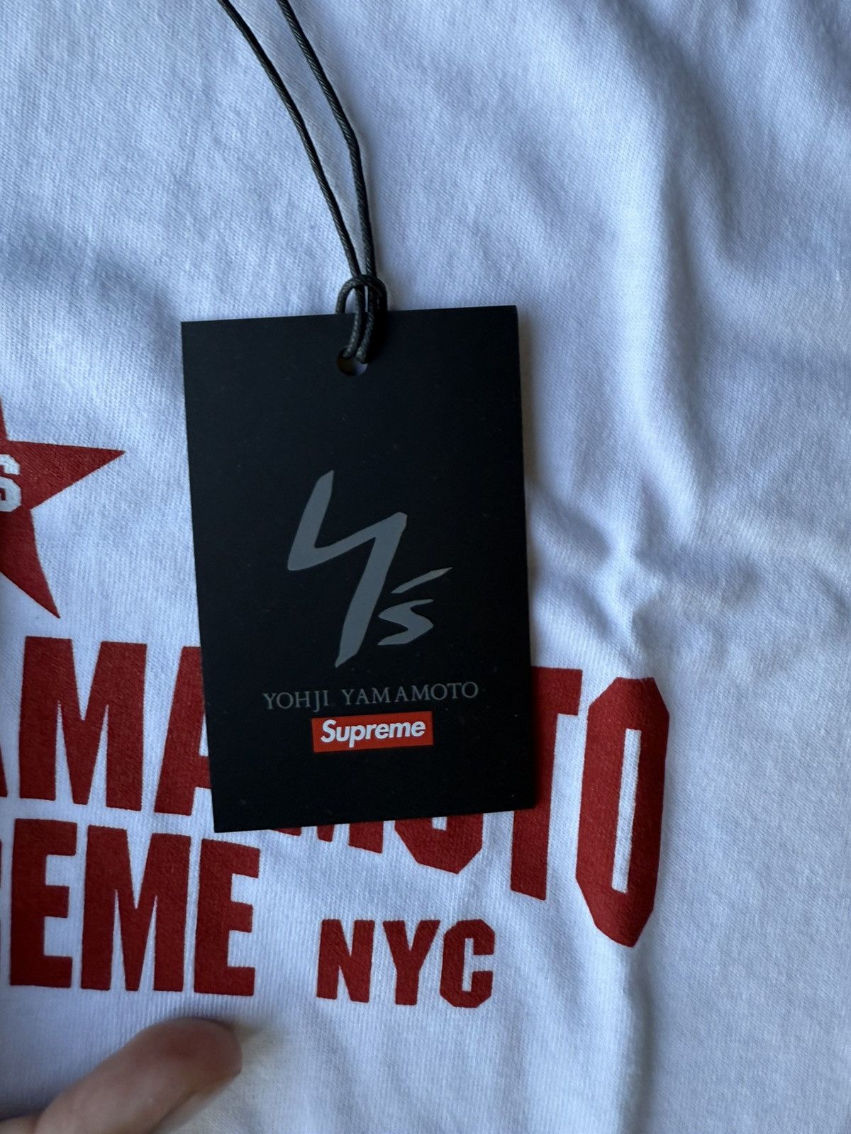 Supreme × Yohji Yamamoto NEW SUPREME X YOHJI YAMAMOTO Y’S STAR TEE SIZE L Size US L / EU 52-54 / 3 - 5 Thumbnail
