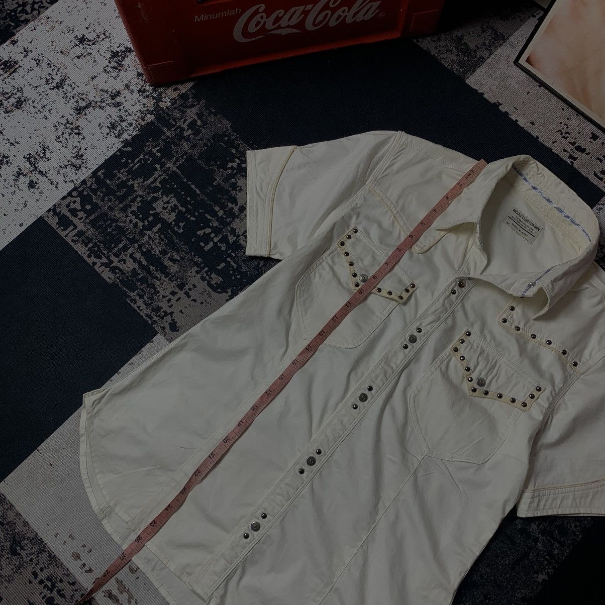 Nicole Club Nicole Club For Men Button Up Shirt Size US S / EU 44-46 / 1 - 11 Thumbnail