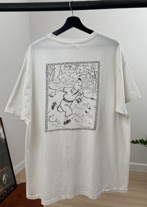 Vintage Tintin Vintage T shirts 90s size XXL 25 30 Grailed