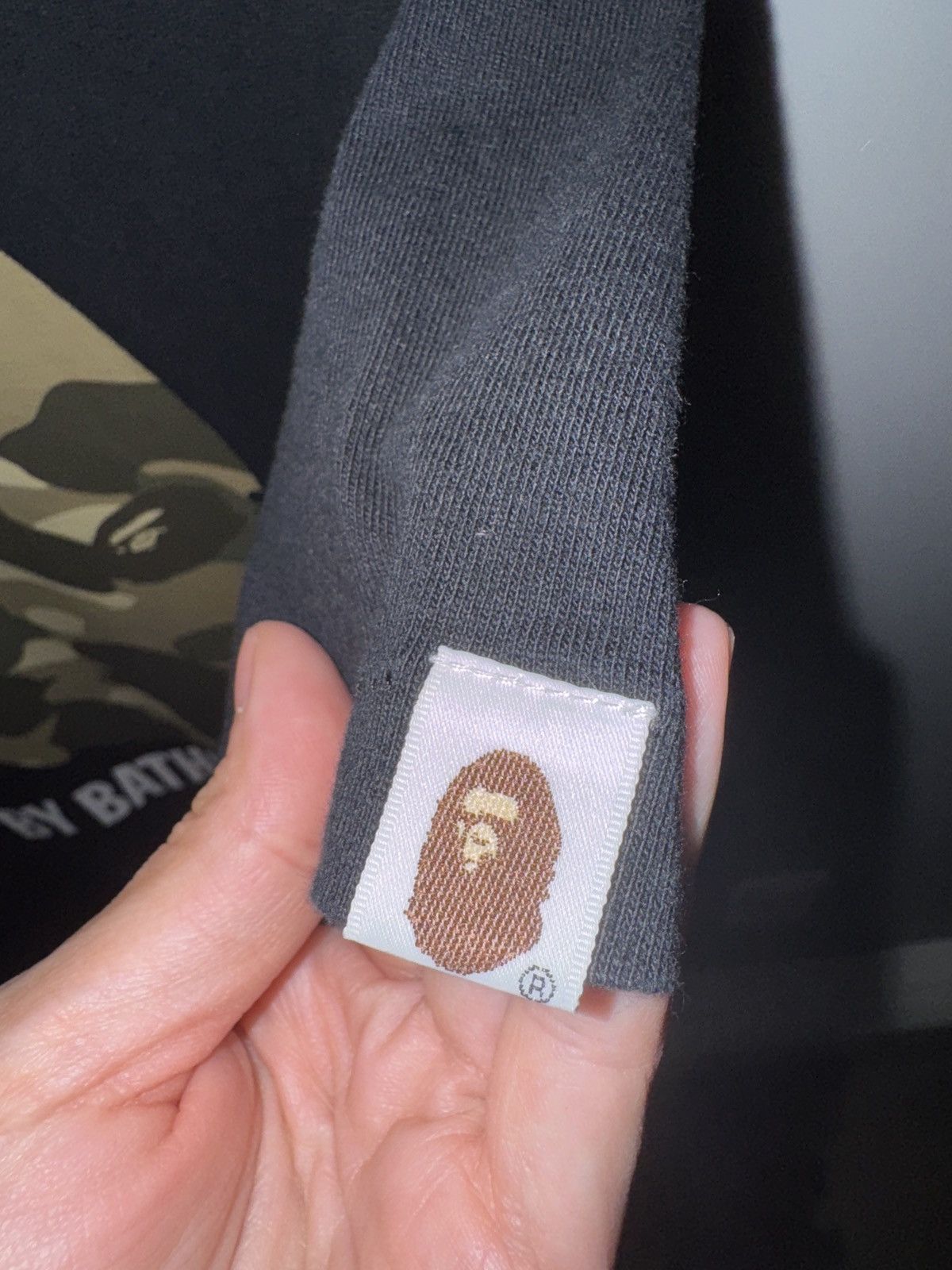 Bape Bape head black tee with green camo Size S / US 4 / IT 40 - 4 Thumbnail