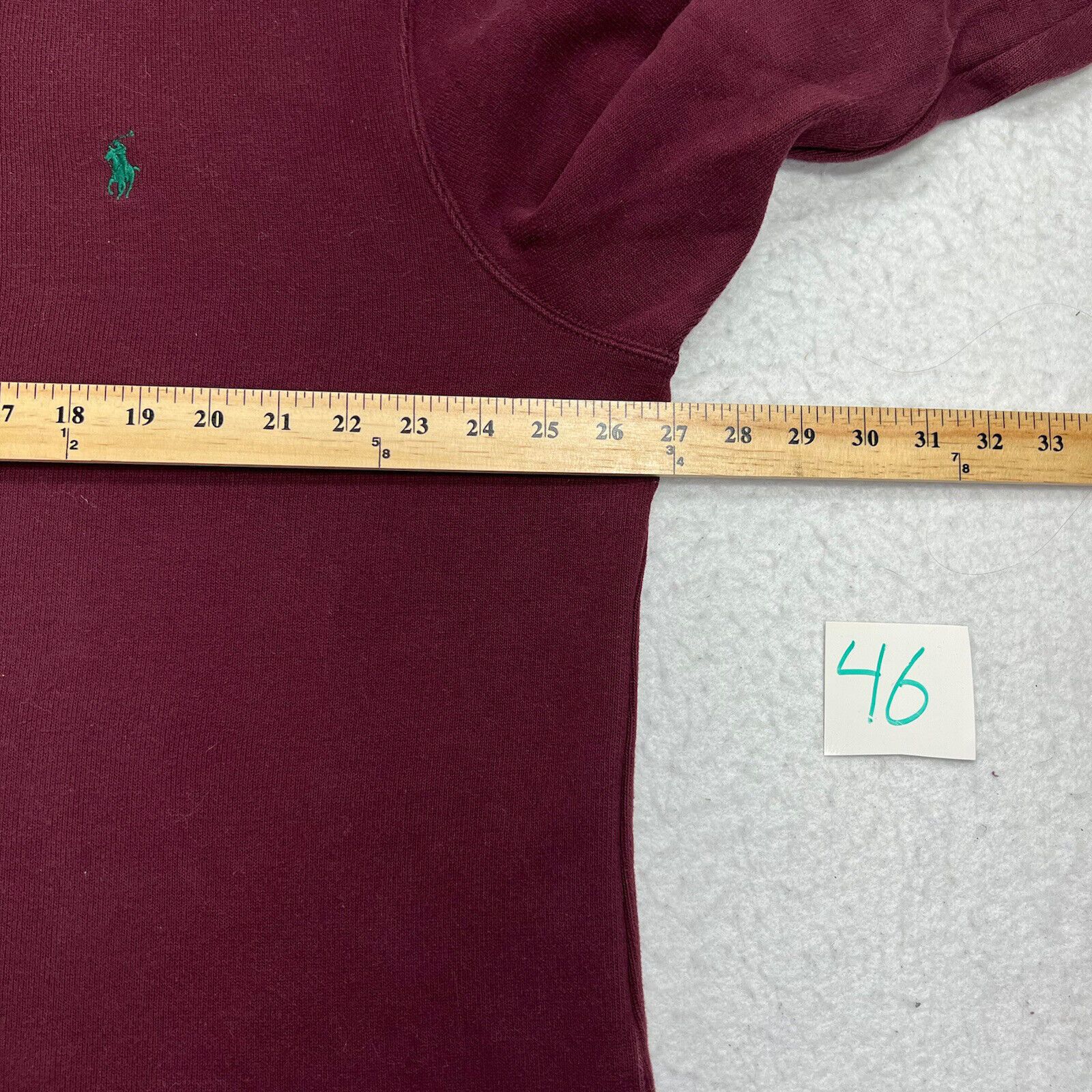 Polo Ralph Lauren Vintage Polo by Ralph Lauren Men's XL Maroon Sweatshirt Size US XL / EU 56 / 4 - 7 Thumbnail