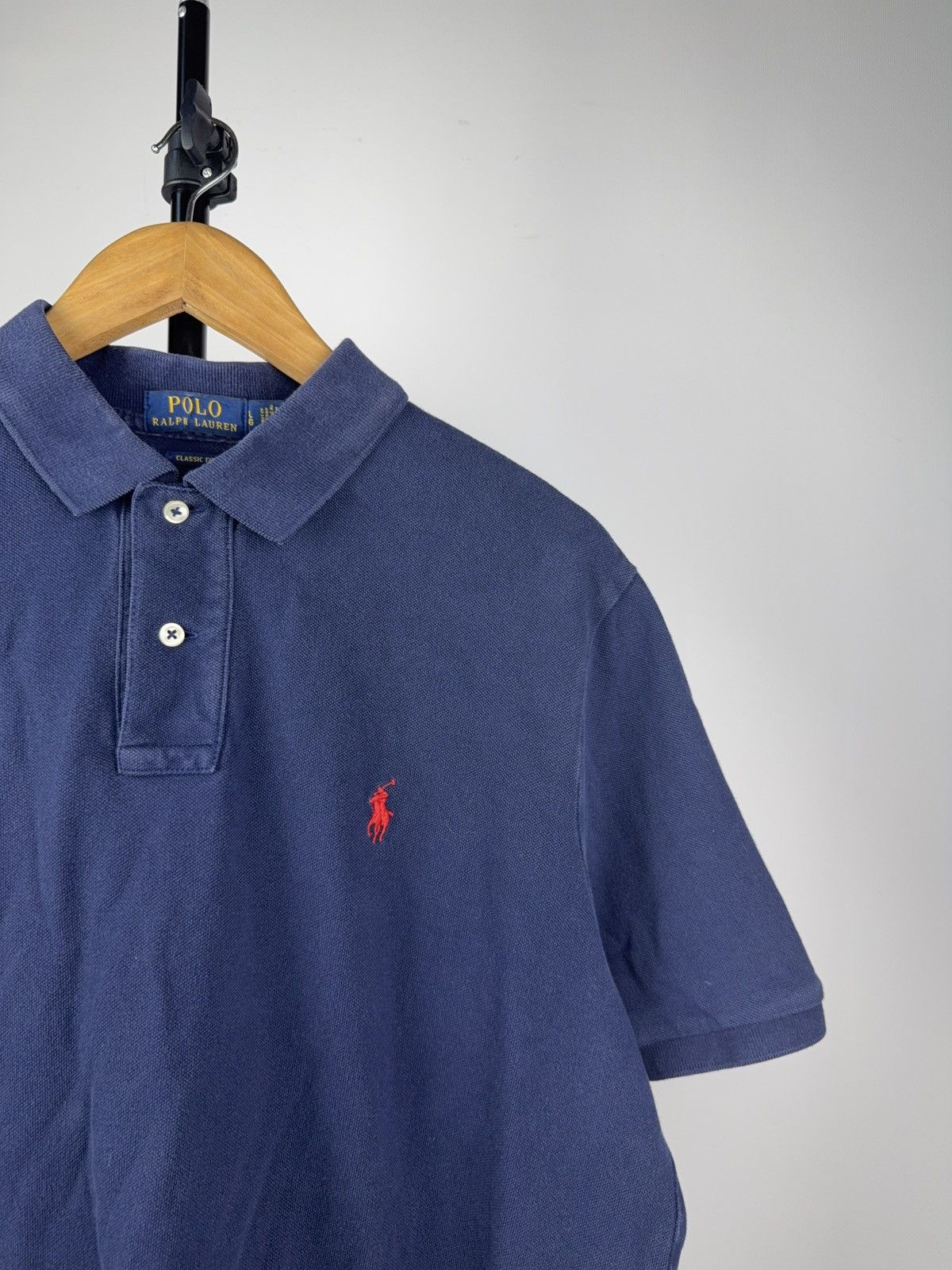 Polo Ralph Lauren Vintage 90s Retro Polo Ralph Lauren Basic Logo Polos Y2K Size US L / EU 52-54 / 3 - 3 Thumbnail