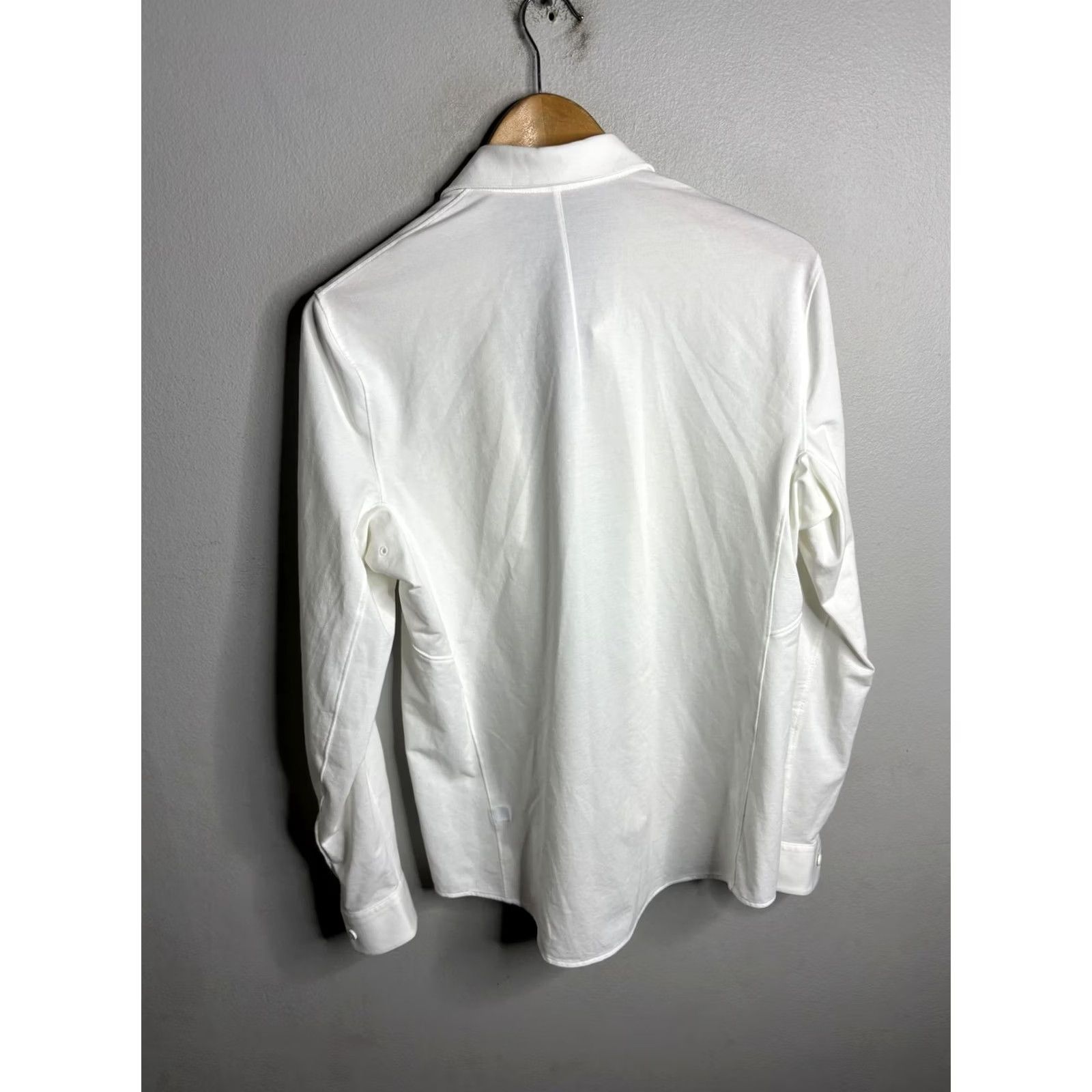 Lululemon Lululemon Shirt Mens Small White Stretch Jersey Button Front Long Sleeve Casual Size US S / EU 44-46 / 1 - 5 Thumbnail