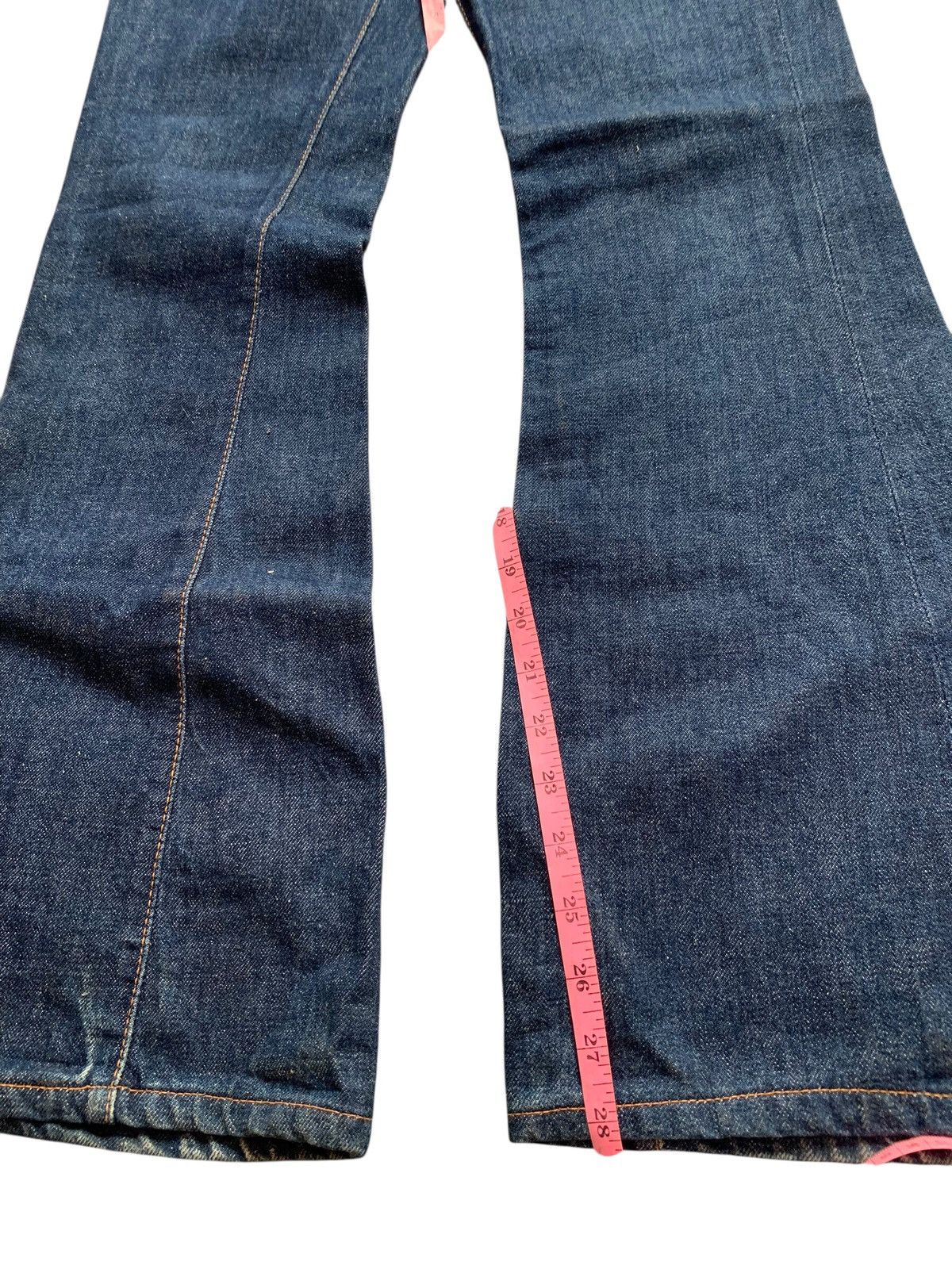 Vintage Vintage 70's Mr campbell Denim flared Pants Size 24" / US 00 / IT 34 - 5 Thumbnail