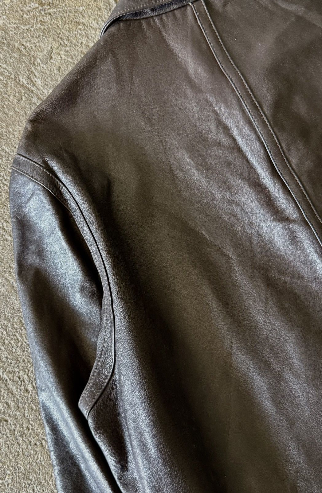 Balenciaga Balenciaga - 1997 -Nicolas Ghesquière -Zip Up Leather Jacket Size US M / EU 48-50 / 2 - 21 Thumbnail