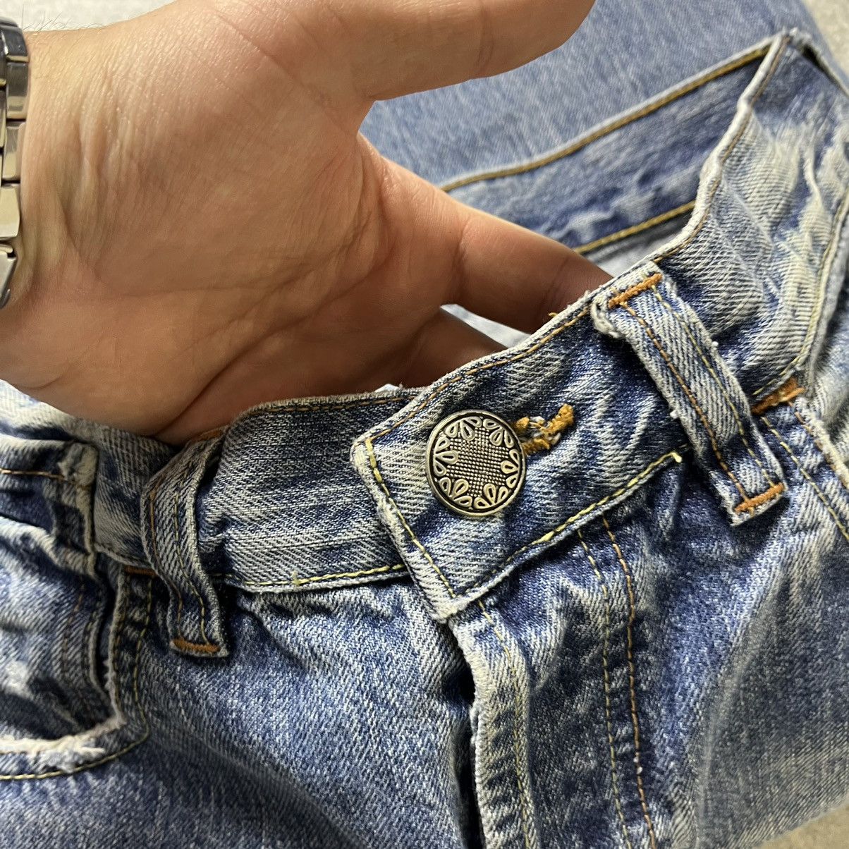 Ed Hardy Vintage Ed Hardy Jeans Baggy Japanese Y2K Size US 31 - 11 Thumbnail