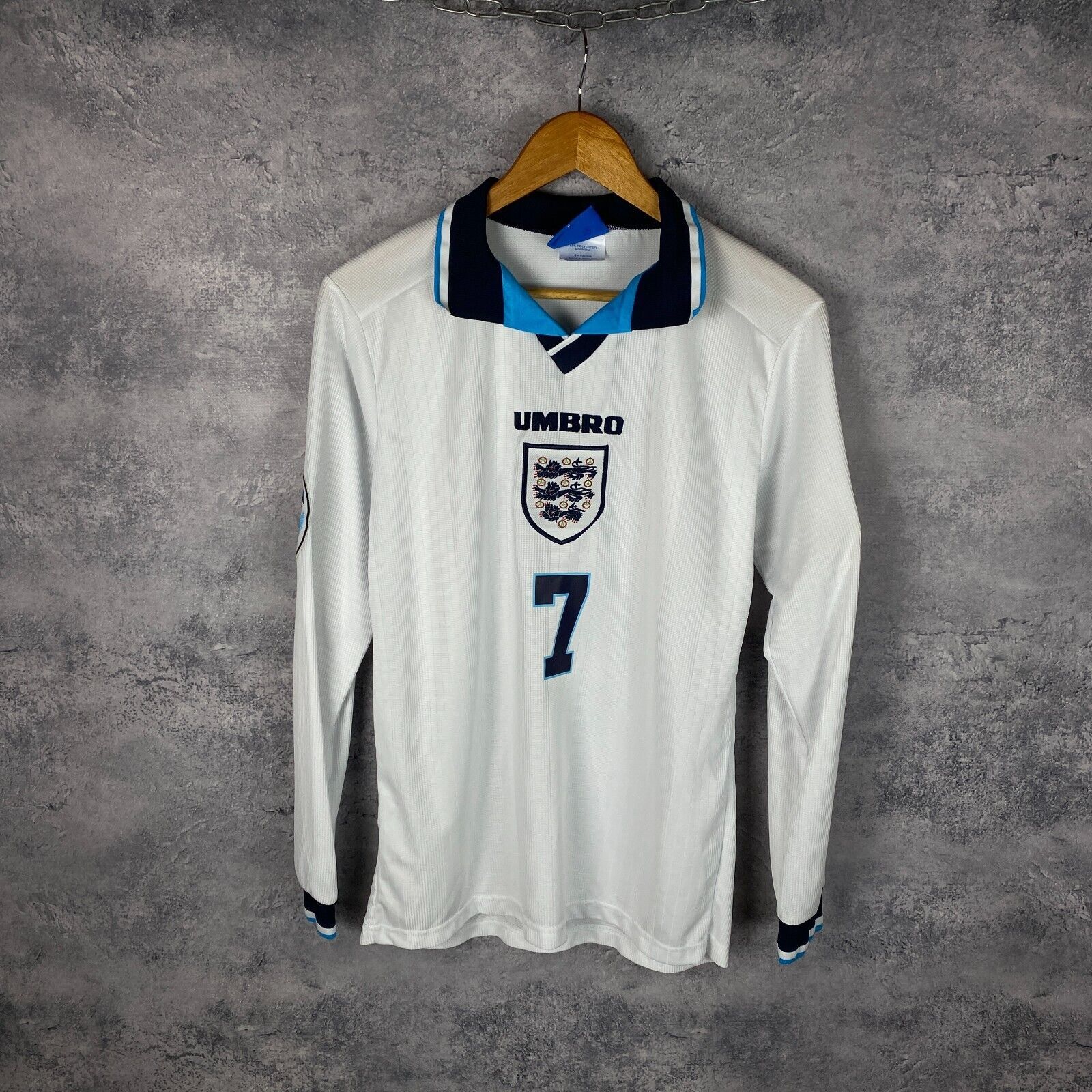 Umbro Umbro England Men's Vintage Soccer Jersey Size S Beckham ` Size US S / EU 44-46 / 1 - 1 Thumbnail