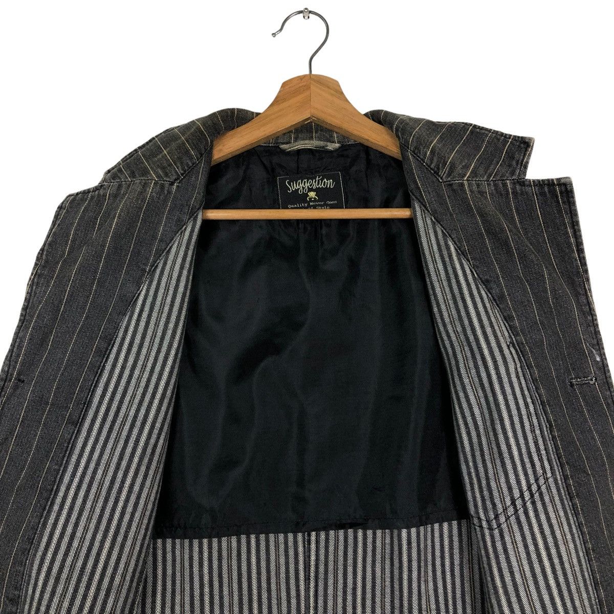 Japanese Brand 🔥Vintage Hickory Chore Jacket Stripe Suggestion Issey Miyake Size US M / EU 48-50 / 2 - 14 Thumbnail