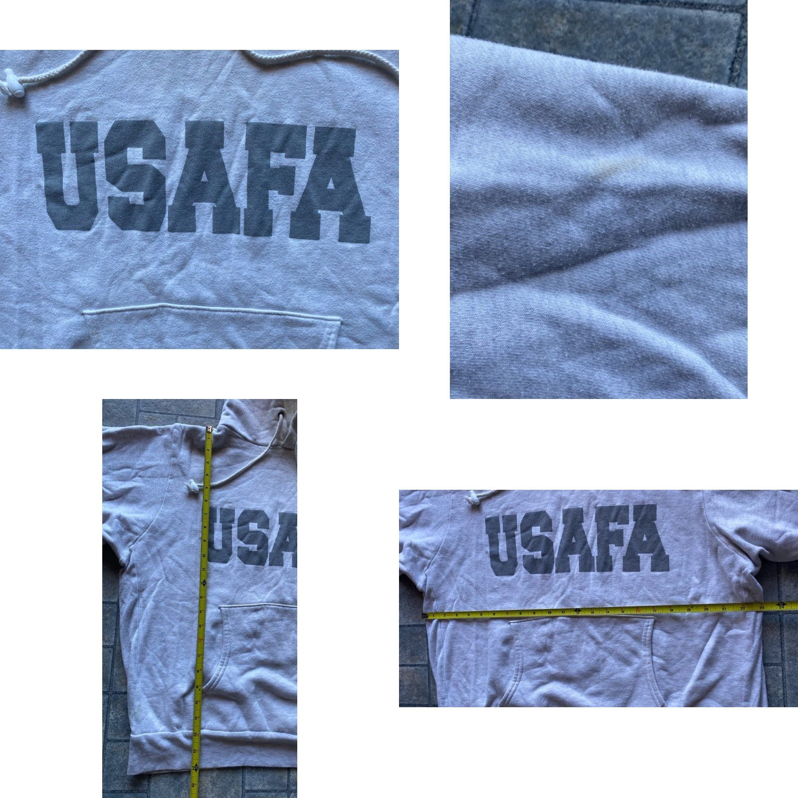 Vintage VINTAGE Heart And Core Hoodie United States Gray Small Mens S Pullover Hoodie Size US S / EU 44-46 / 1 - 8 Thumbnail