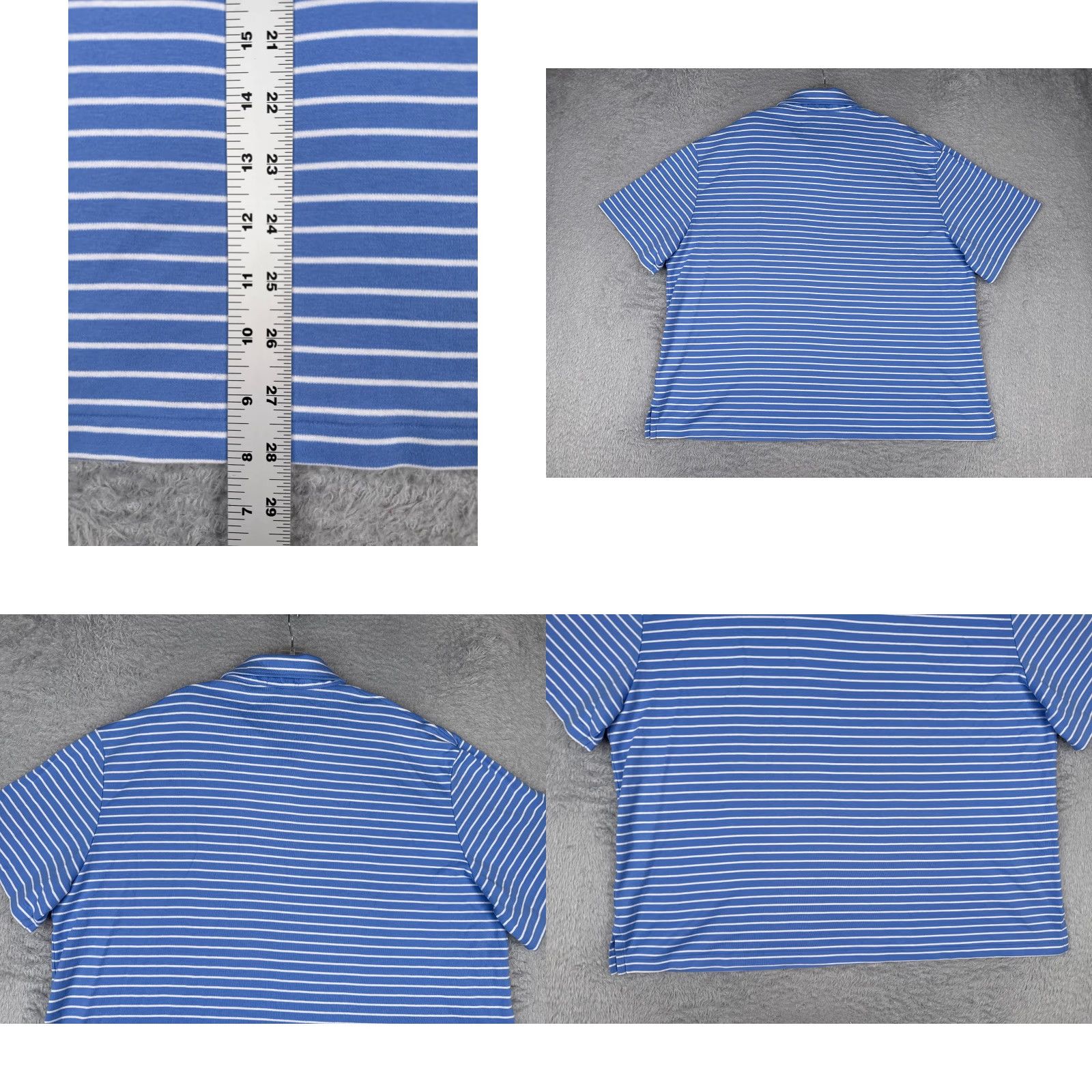 Ralph Lauren Polo Ralph Lauren Shirt Adult 2XL Blue White Stripe 100% Cotton Pony Size US XXL / EU 58 / 5 - 9 Thumbnail