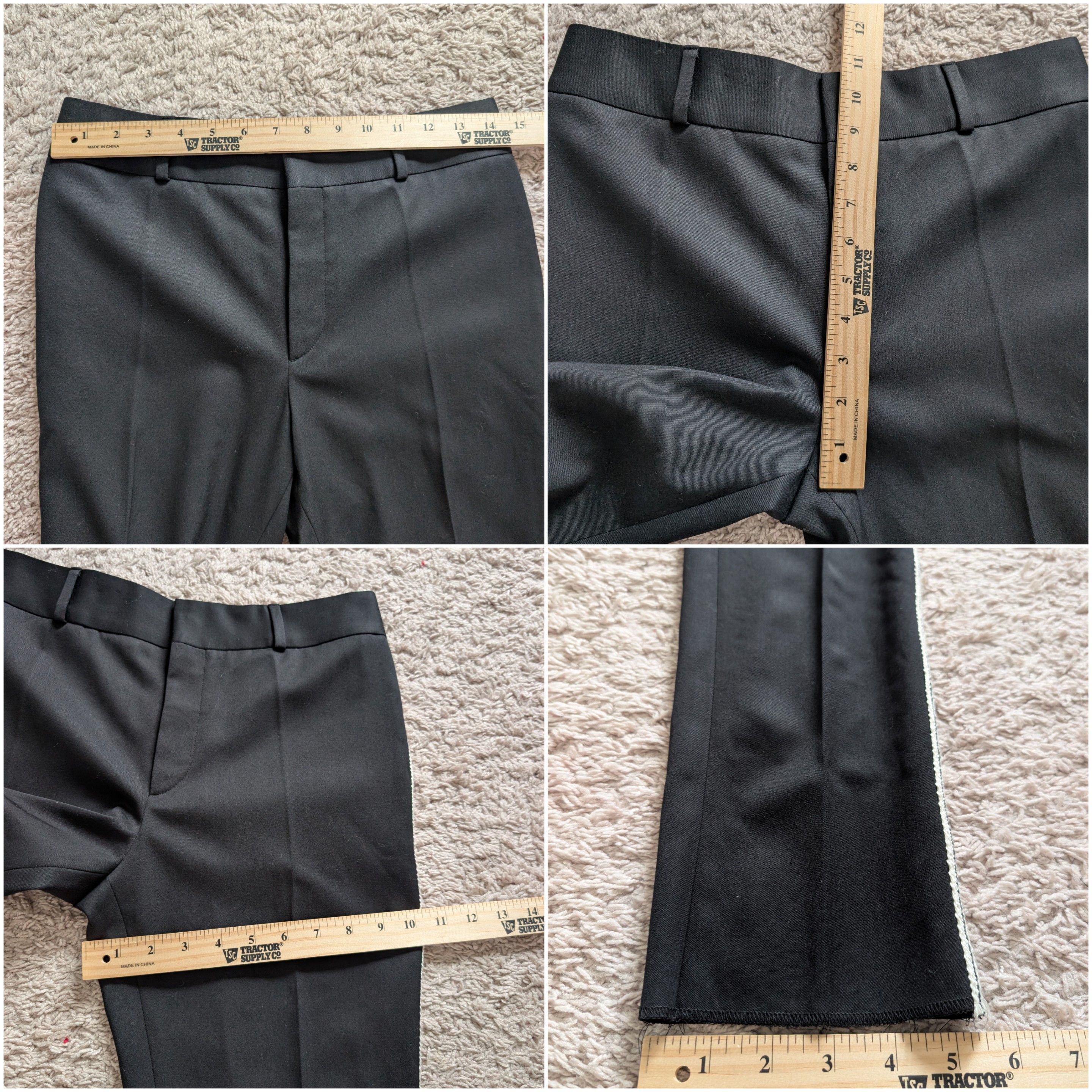 Saint Laurent Paris NWT Saint Laurent Paris Wool Tuxedo Trousers with Stripe Size 25" / US 0 / IT 36 - 6 Thumbnail