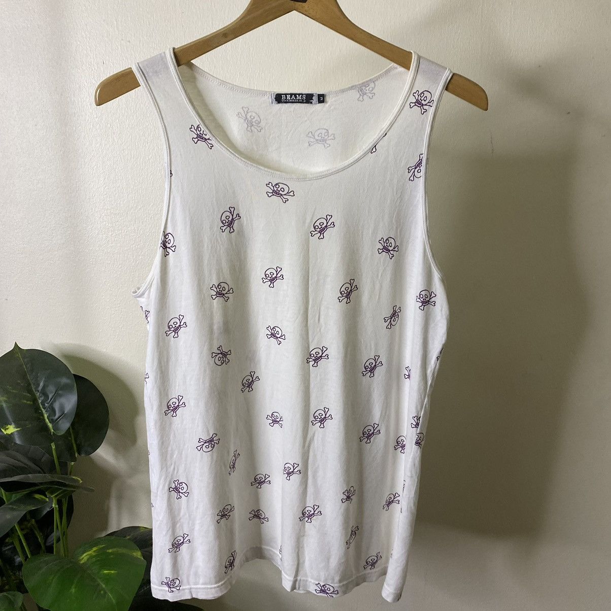 Beams Japan Beams Japan Skulls AOP Tank Top Ifsixwasnine Hysteric Style Size US S / EU 44-46 / 1 - 2 Thumbnail