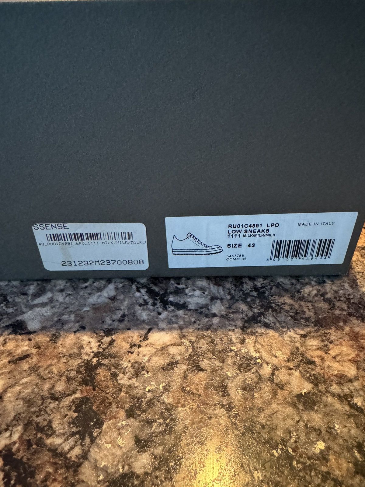 Rick Owens Low Top White Leather Rick Owen Size US 10 / EU 43 - 5 Thumbnail