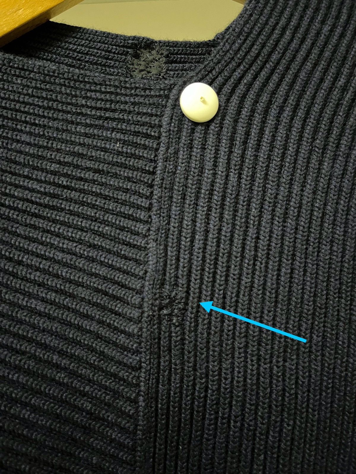 Joseph Joseph Navy Asymmetric Crew Cardigan Size XS / US 0-2 / IT 36-38 - 7 Thumbnail