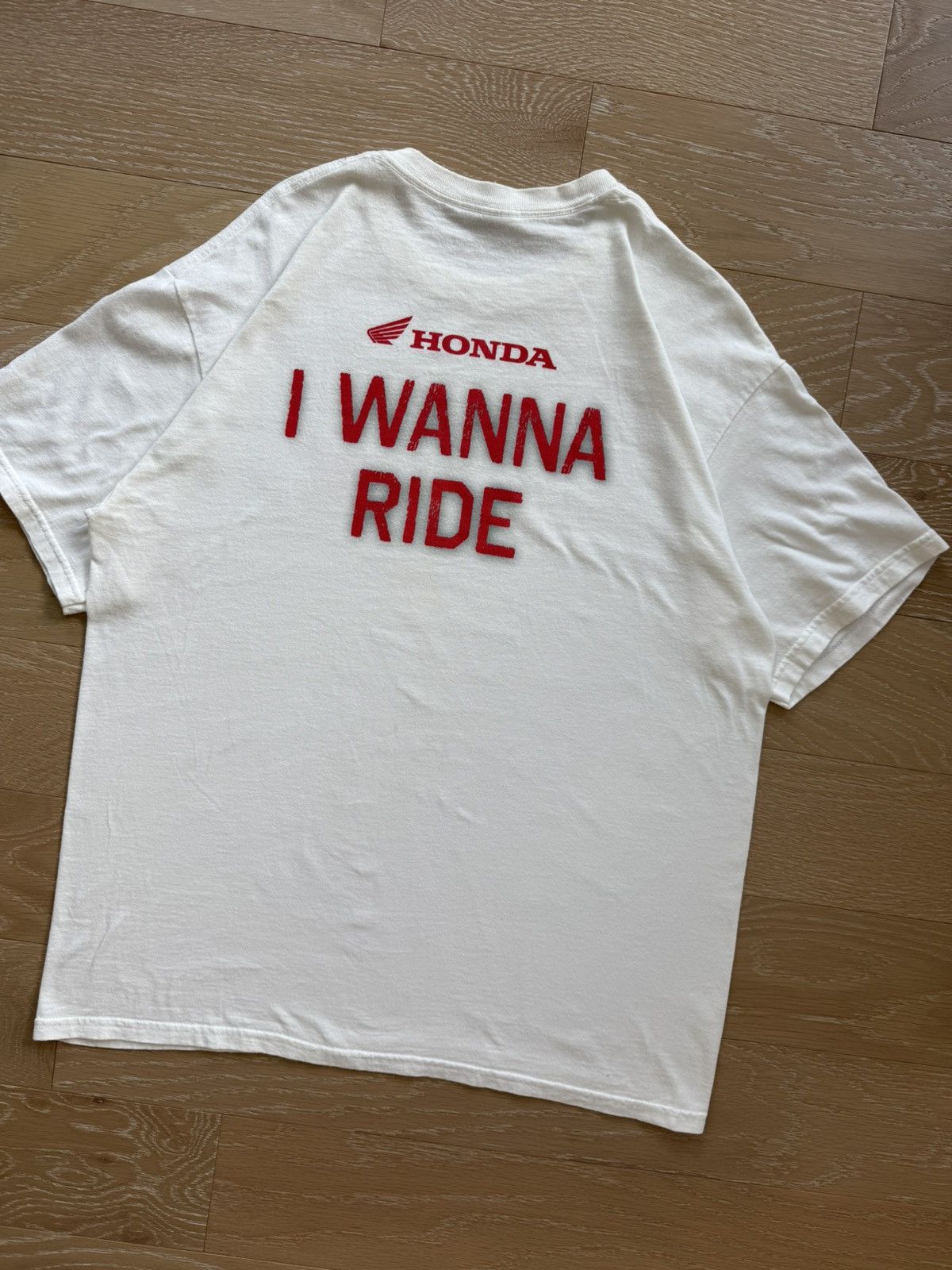 Honda Vintage Honda Motorcycles “I Wanna Ride” Shirt Size US L / EU 52-54 / 3 - 1 Thumbnail
