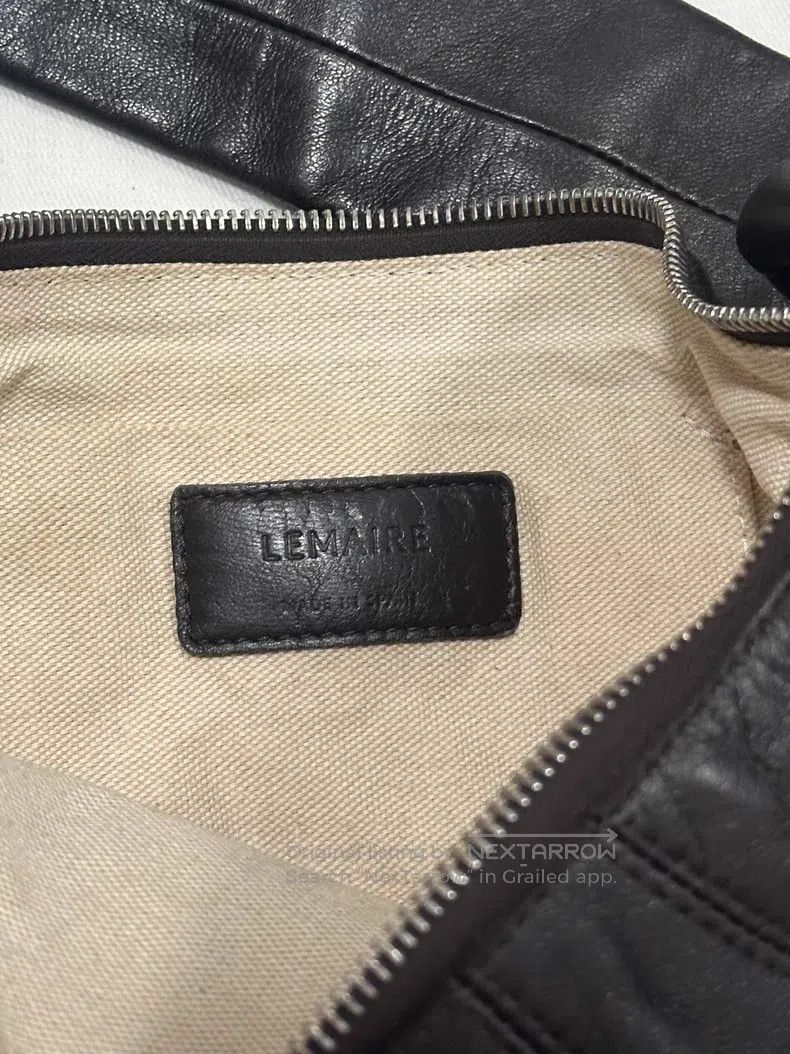 Lemaire LEMAIRE Dark Chocolate Brown Leather Horn Bag Size ONE SIZE - 8 Thumbnail