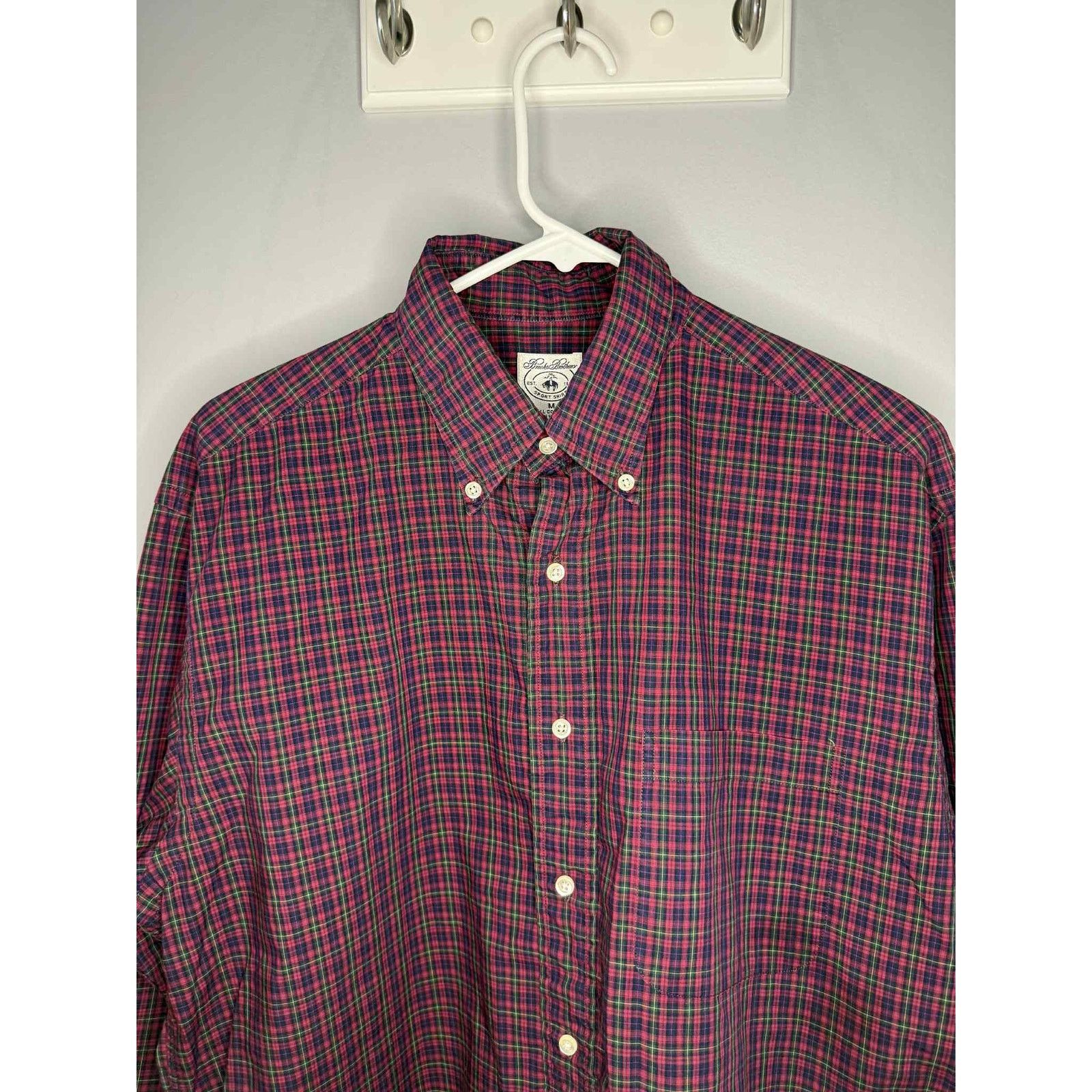 Brooks Brothers Brooks Brothers Button-Down Sport Shirt Purple Men's Size M Size US M / EU 48-50 / 2 - 3 Thumbnail