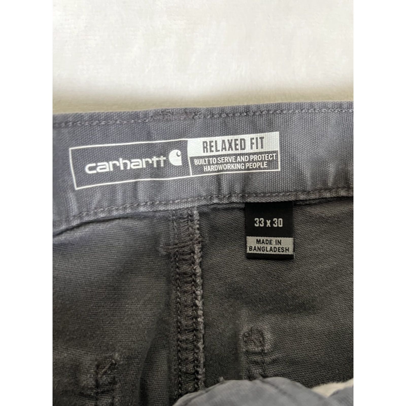 Carhartt Carhartt Pants Mens 30x29 Gray Relaxed Fit Carpenter Straight Regular 5-Pocket Carhartt Grunge Workwear Outdoor Stain Distressed Vintage: No Size US 30 / EU 46 - 7 Thumbnail