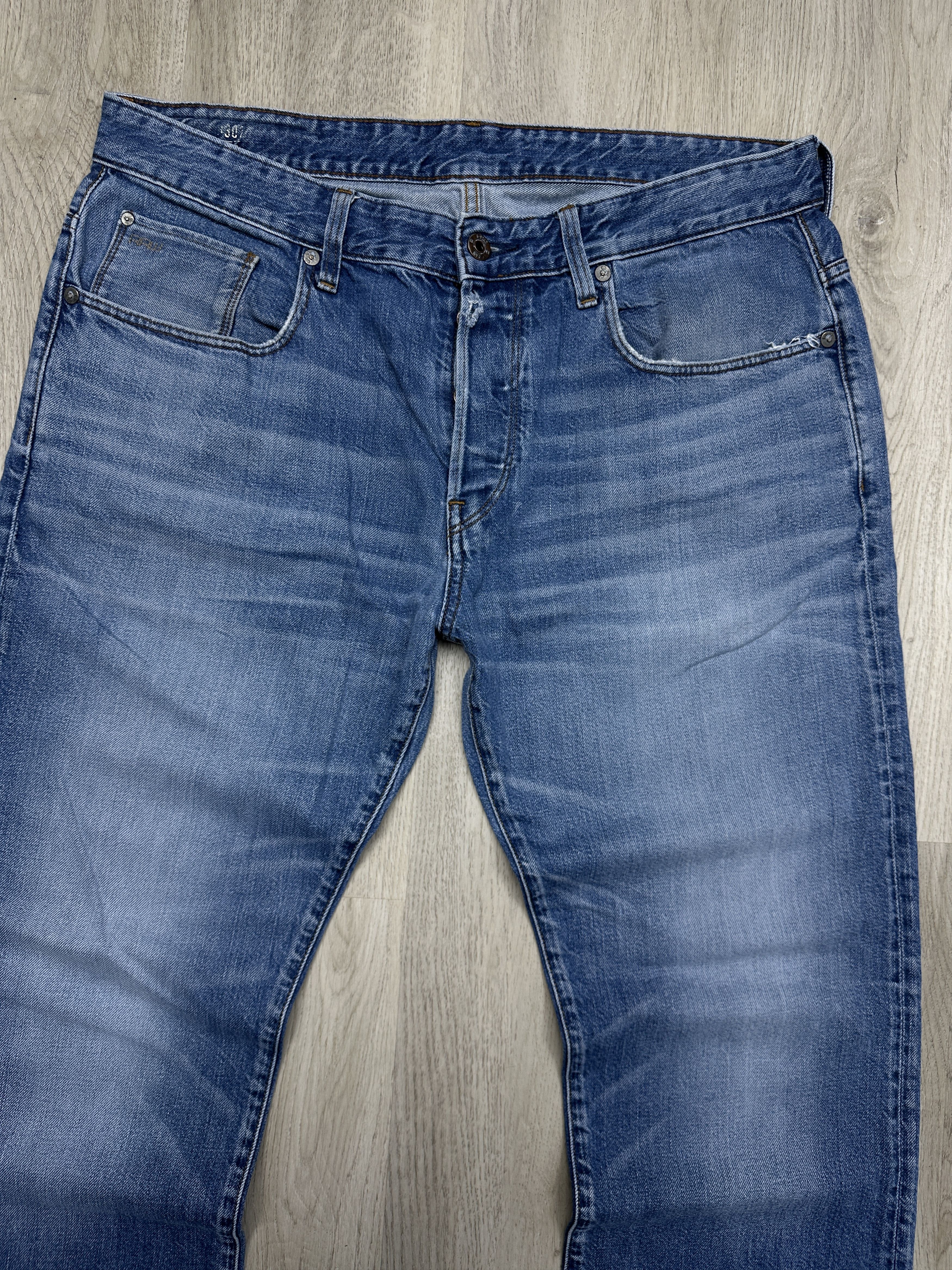 G-Star G Star Raw 3301 Loose Mens Denim Pants Jeans Size US 36 / EU 52 - 2 Thumbnail