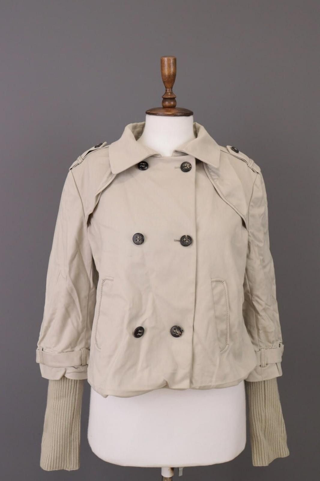 Polo Ralph Lauren Laurel Beige Double Wool Cropped Coat Jacket Size 44 Size M / US 6-8 / IT 42-44 - 1 Thumbnail
