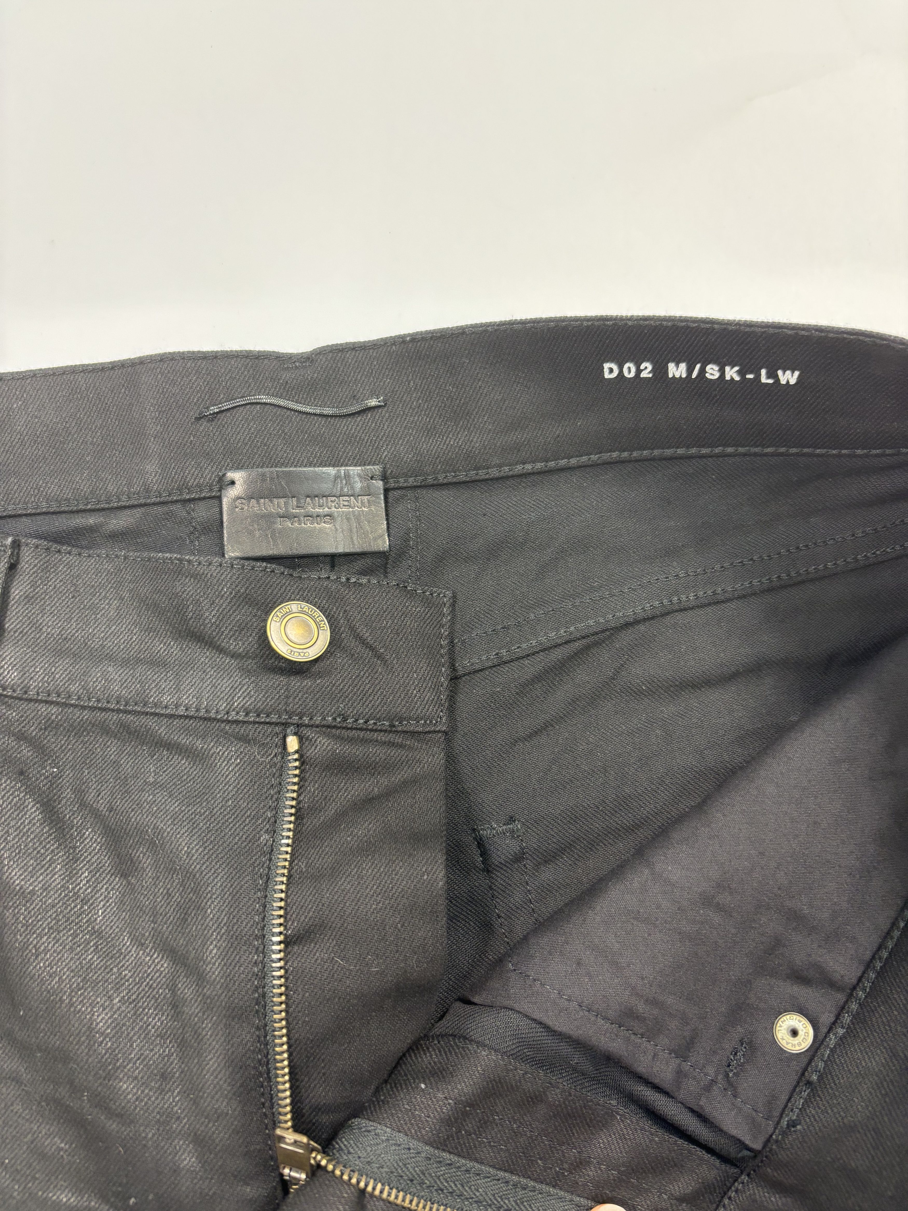 Saint Laurent Paris Saint Laurent Leather Look Pants Size US 32 / EU 48 - 2 Thumbnail