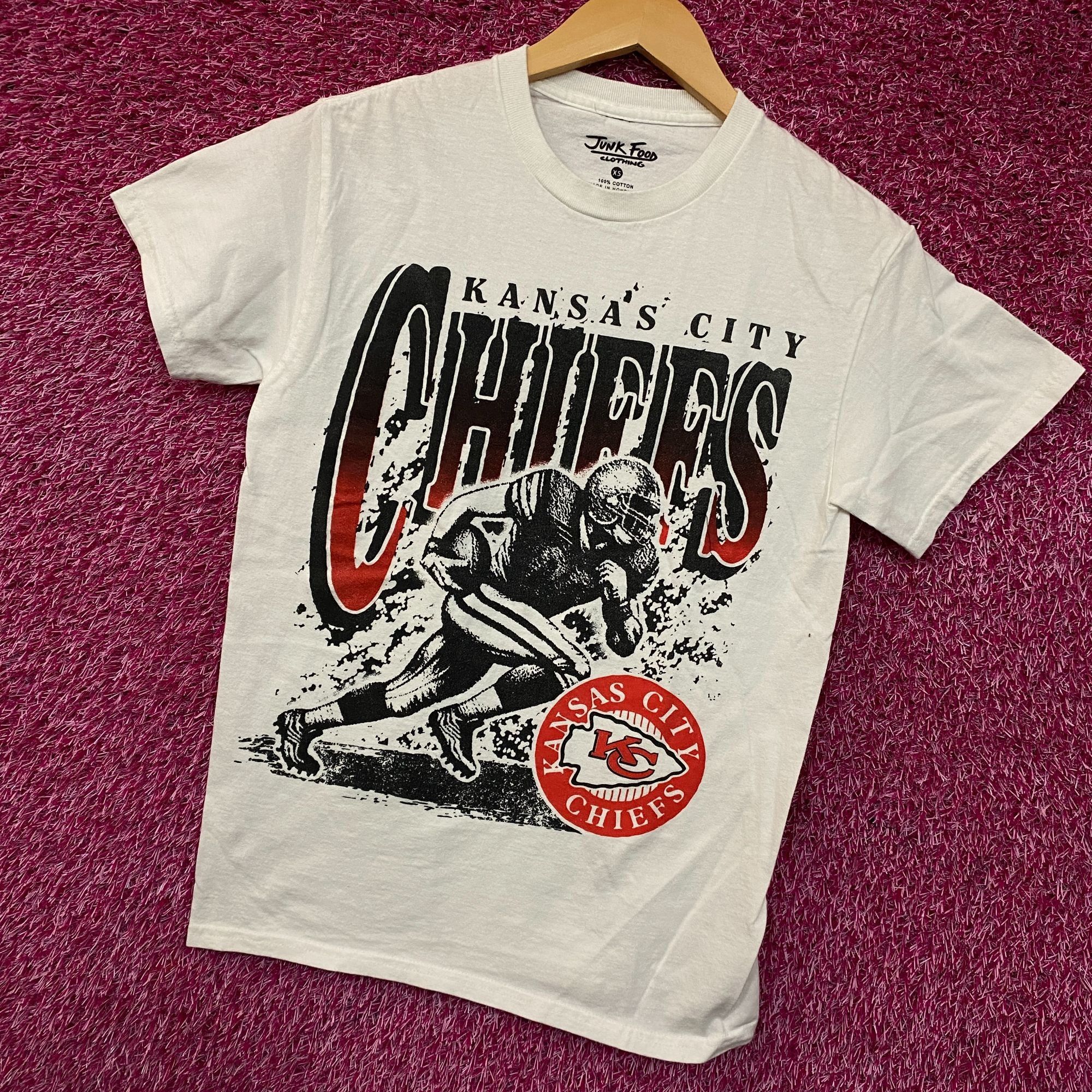 Junk Food Junk Food Clothing NFL Kansas City Chiefs Rushing Flea Mark Size US XS / EU 42 / 0 - 3 Thumbnail
