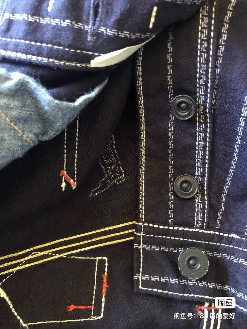 Freewheelers Freewheelers Overalls Pull out the chain and dye the blue Size US 30 / EU 46 - 5 Thumbnail