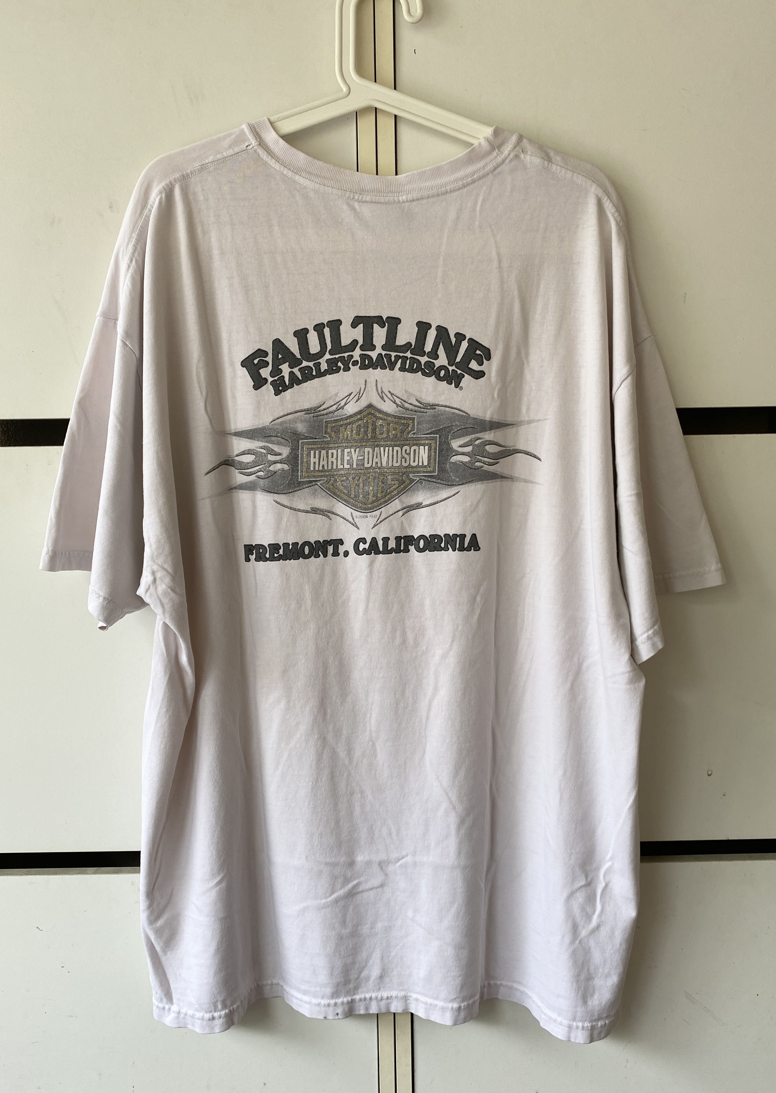 Y2K FAULTLINE HARLEY DAVIDSON T SHIRT