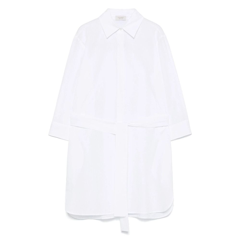 Mazzarelli Mazzarelli WHITE Tops - Shirts Size M / US 6-8 / IT 42-44 - 1 Thumbnail