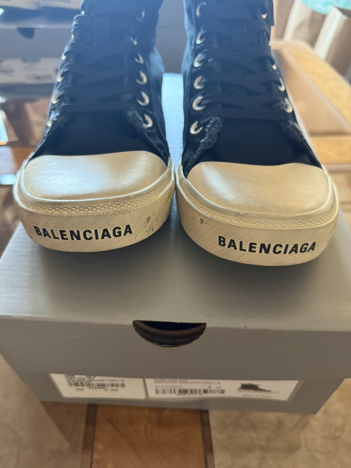 Balenciaga Balenciaga Paris High Top Graffiti Sneaker Size US 9 / EU 42 - 3 Thumbnail