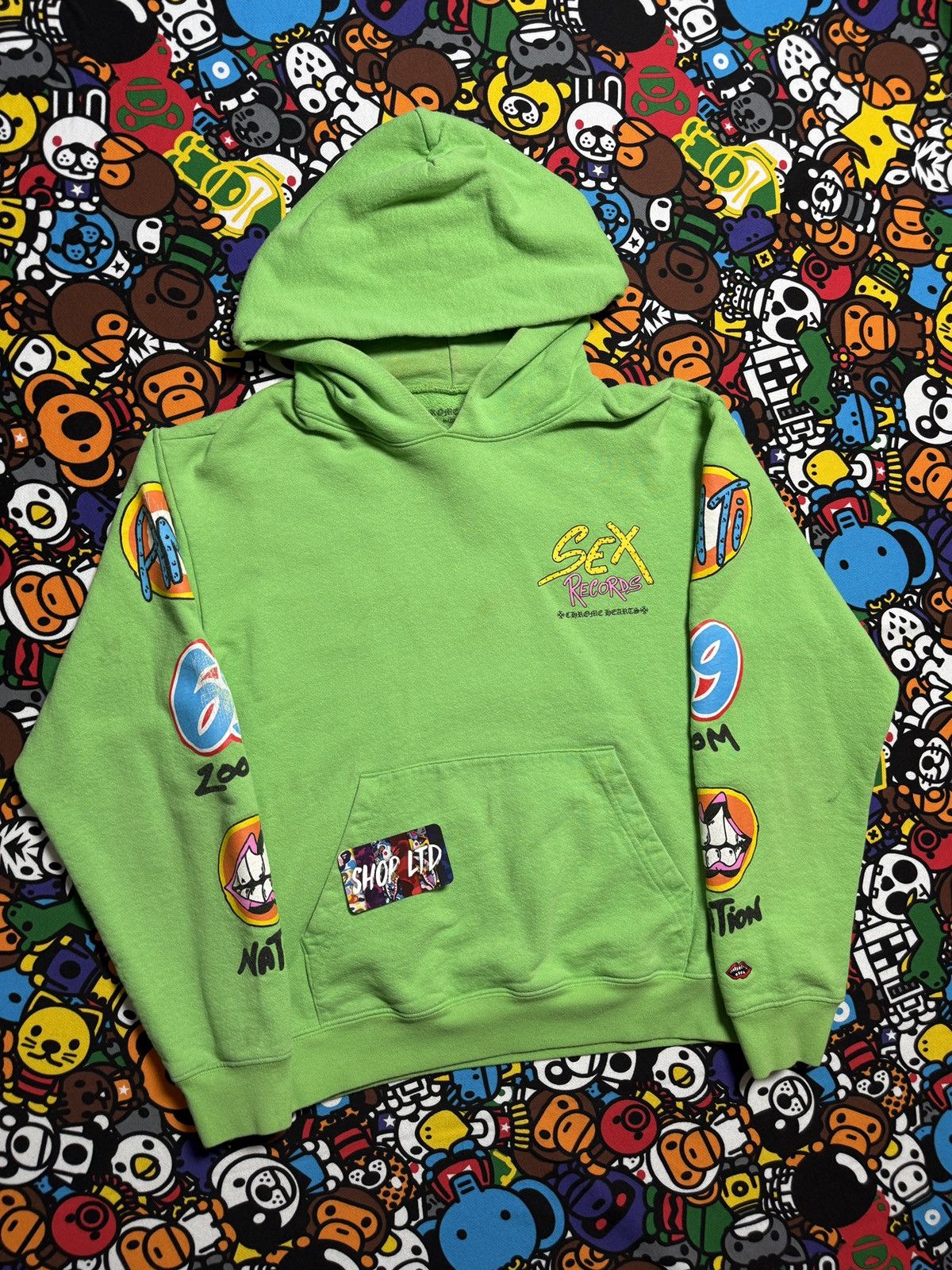 Chrome Hearts Chrome Hearts Green Matty Boy Records Pullover Hoodie Size US M / EU 48-50 / 2 - 3 Thumbnail
