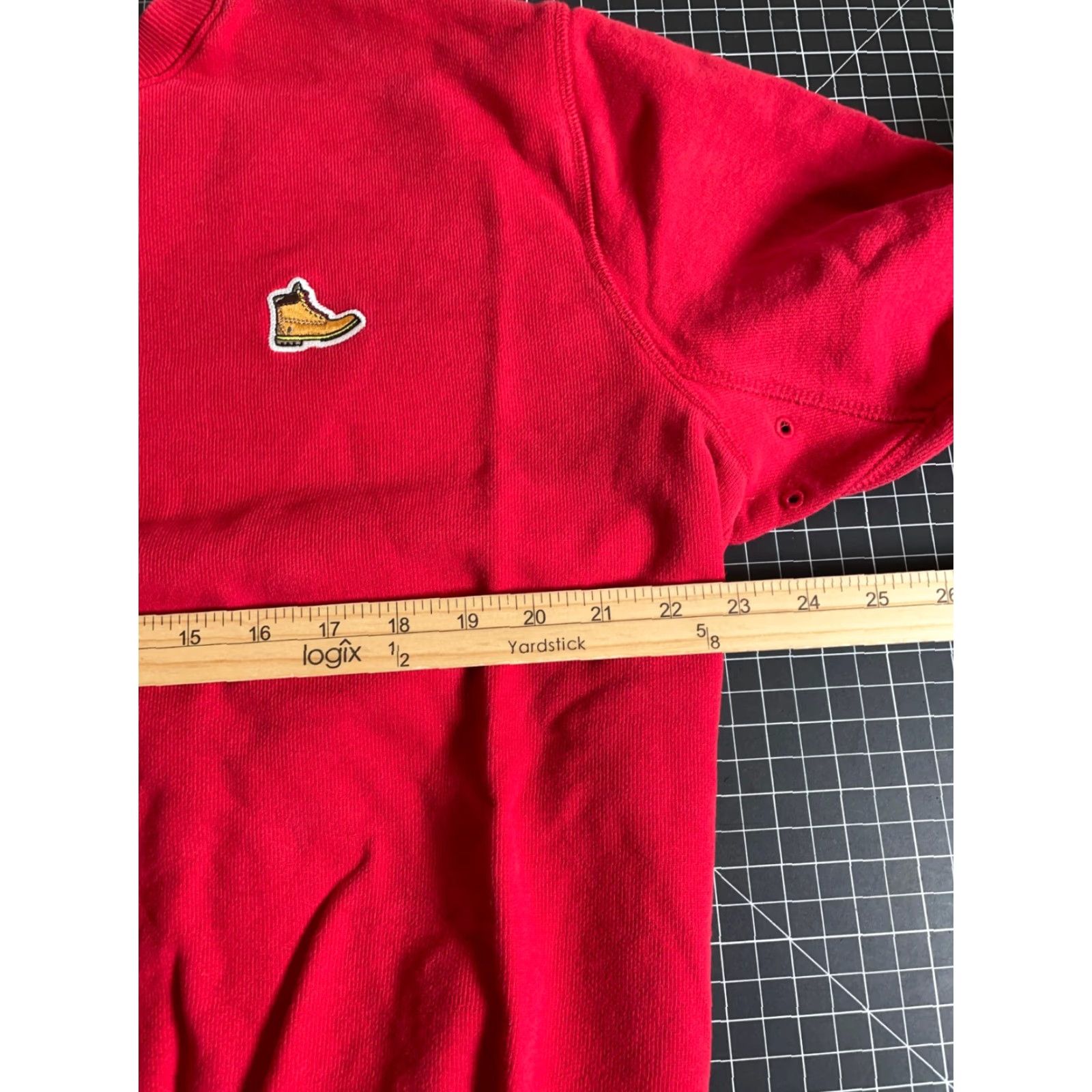 Timberland Timberland Sweatshirt Men’s Large Red Crewneck Embroidered Boot Heavyweight Vintage Pullover Regular Fit Size US L / EU 52-54 / 3 - 5 Thumbnail