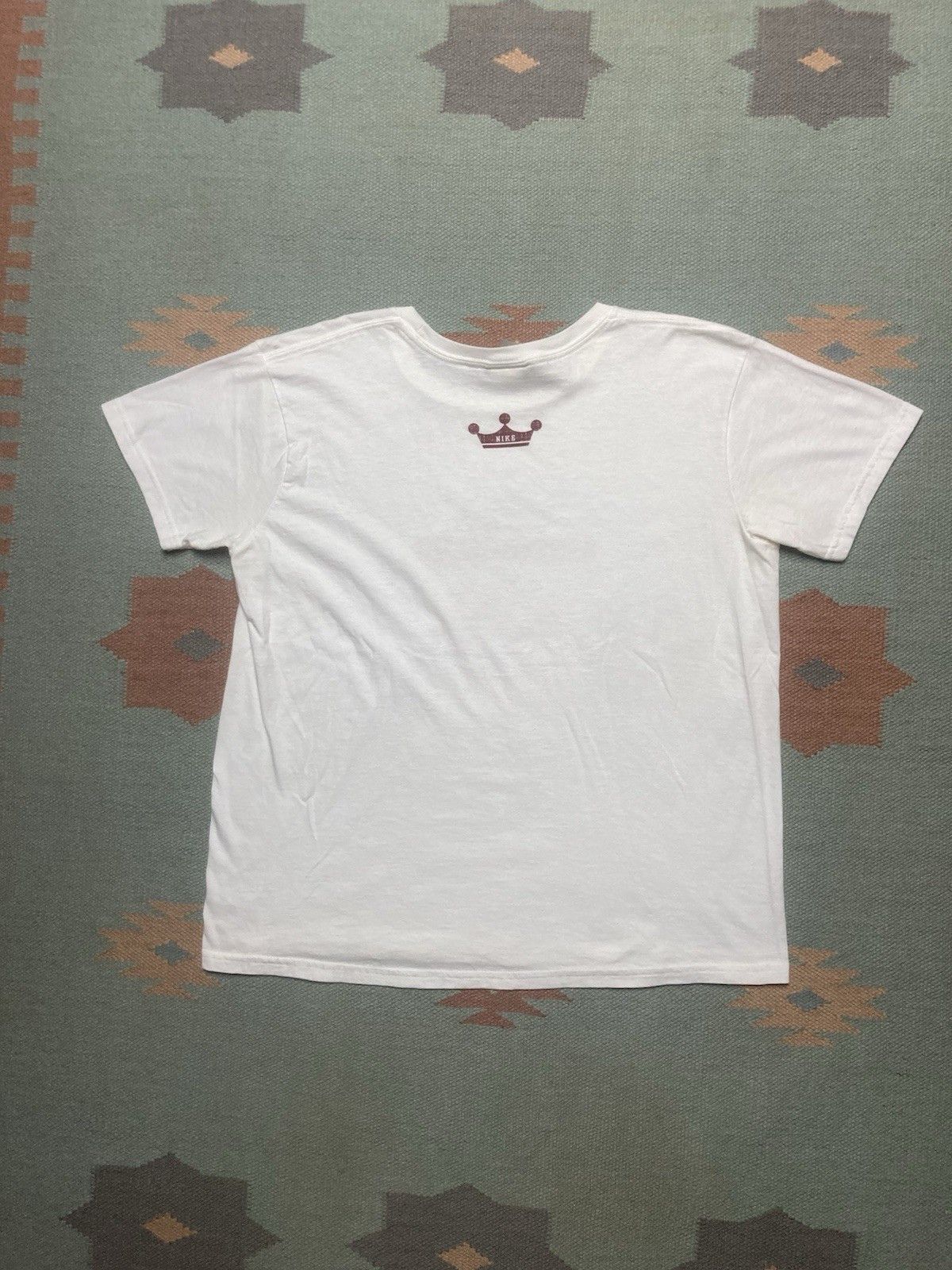 Vintage Nike graphic t shirt queen of my world swoosh check femme L Size L / US 10 / IT 46 - 4 Thumbnail