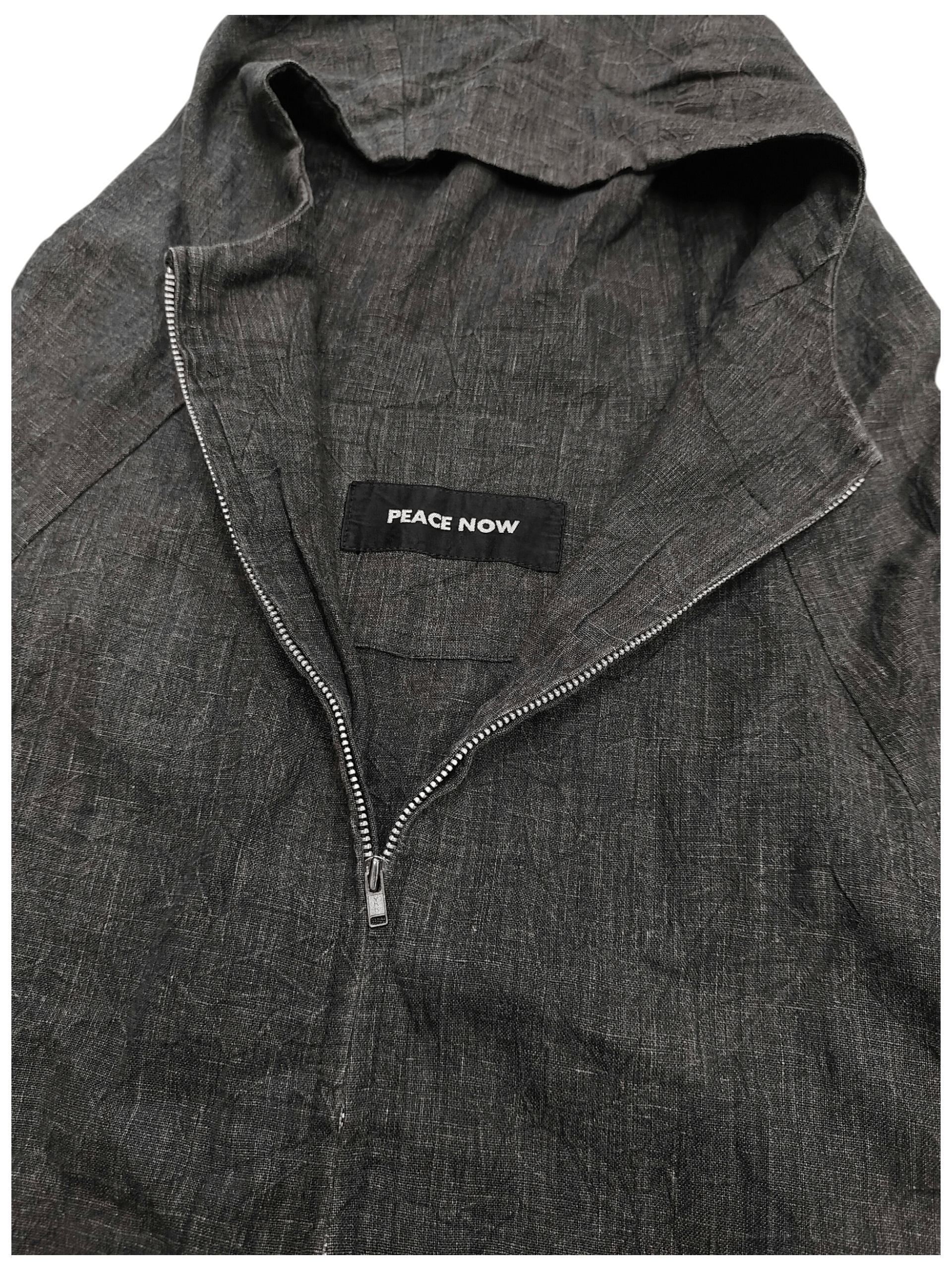 If Six Was Nine PEACE NOW🇯🇵 Minimalism Archive Linen Hooded Jacket Size US M / EU 48-50 / 2 - 3 Thumbnail