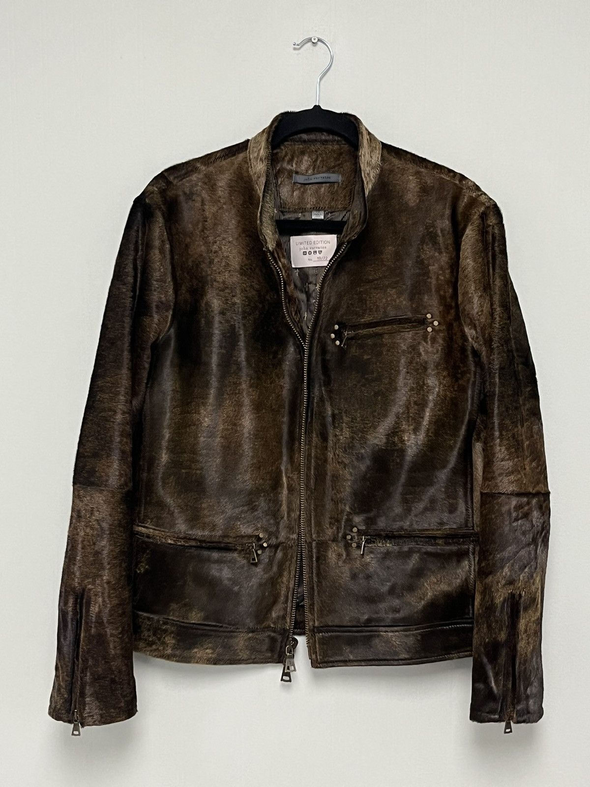 John Varvatos Calf hair Moto Jacket. Size 50 Size US M / EU 48-50 / 2 - 5 Thumbnail