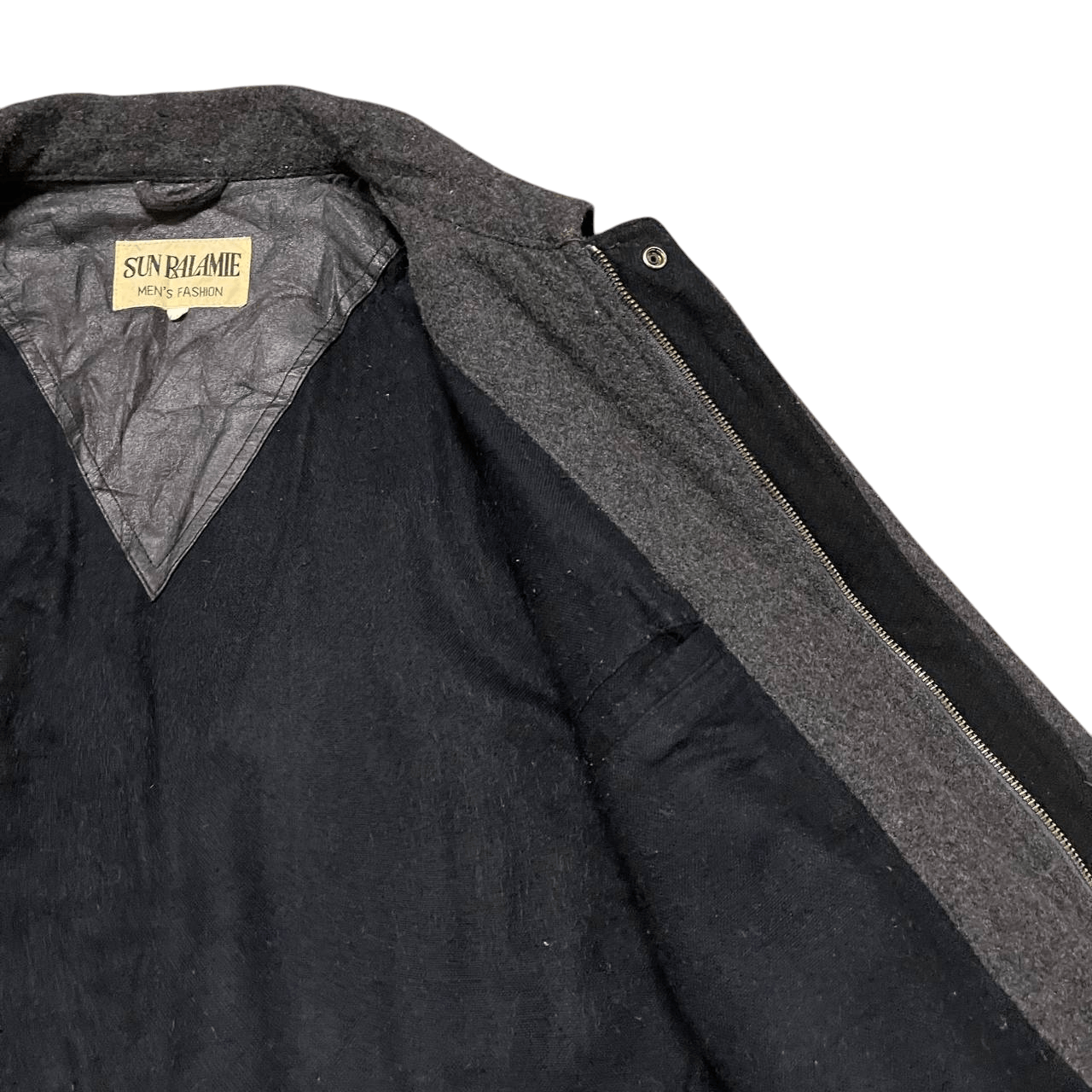 Issey Miyake Vintage Sun Ralamie Wool Bomber Jacket Issey Miyake Size US L / EU 52-54 / 3 - 8 Thumbnail