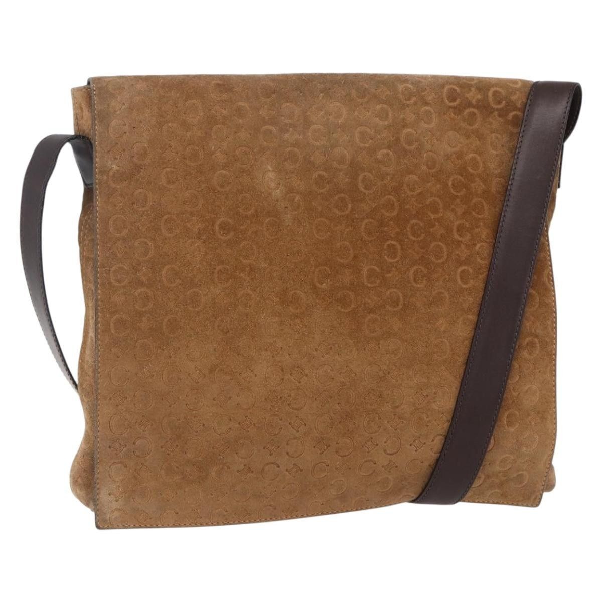 Celine C Macadam Shoulder bag Suede