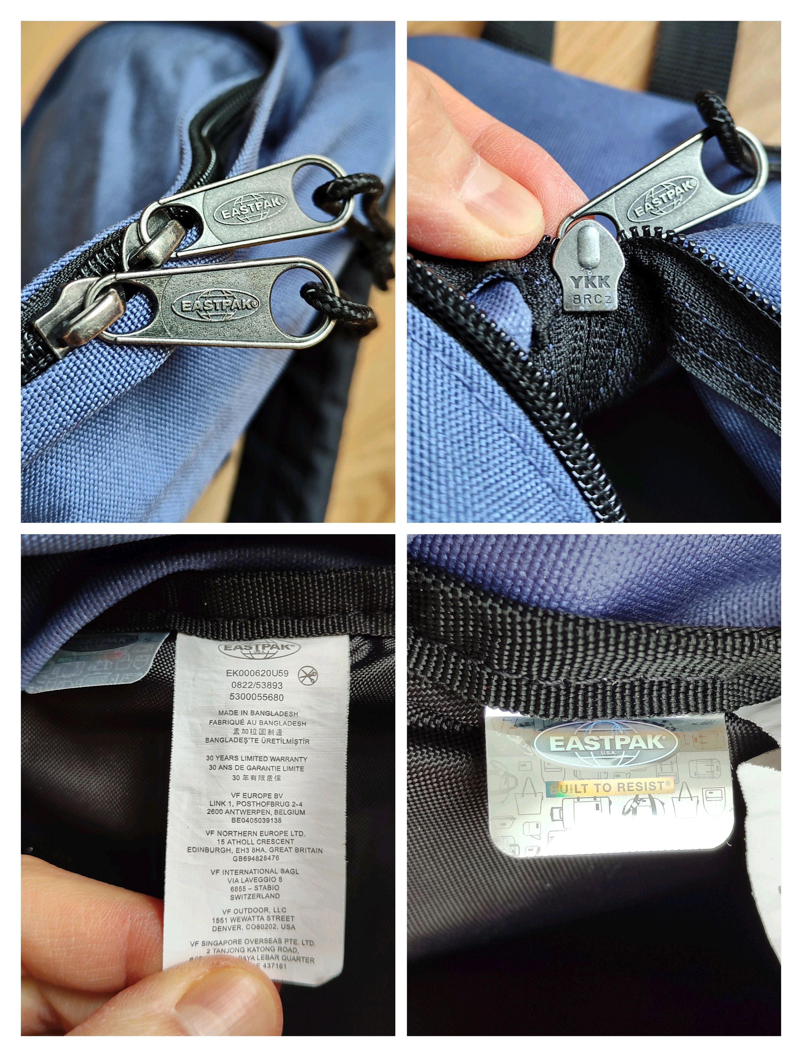 Eastpak Eastpak Padded Pak'r Backpack Casual Streetwear Travel YKK Size ONE SIZE - 7 Thumbnail