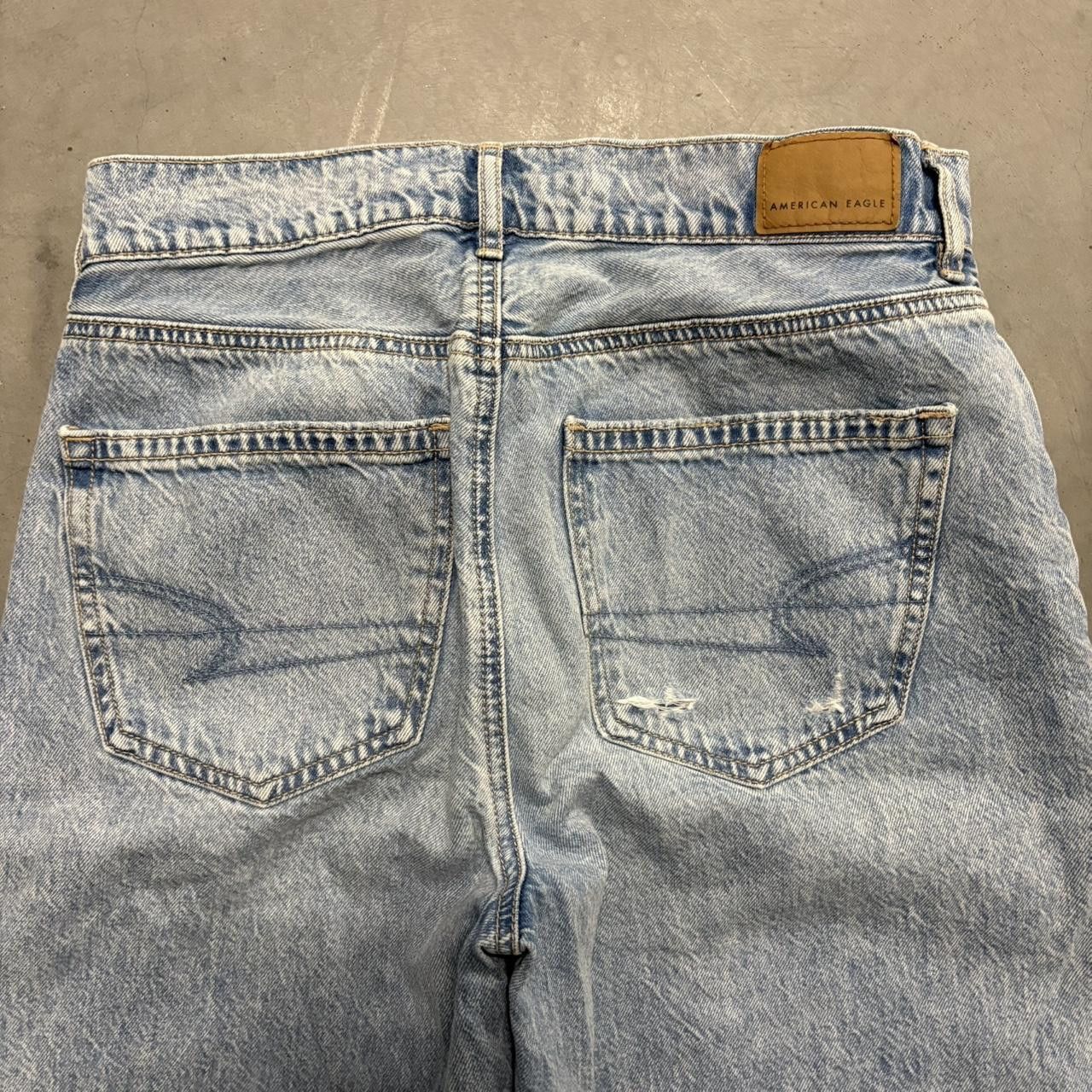 Japanese Brand × Vintage Crazy Vintage Y2K/2000s Super Baggy WideLeg Light Wash Denim Jeans! Size US 26 / EU 42 - 5 Thumbnail
