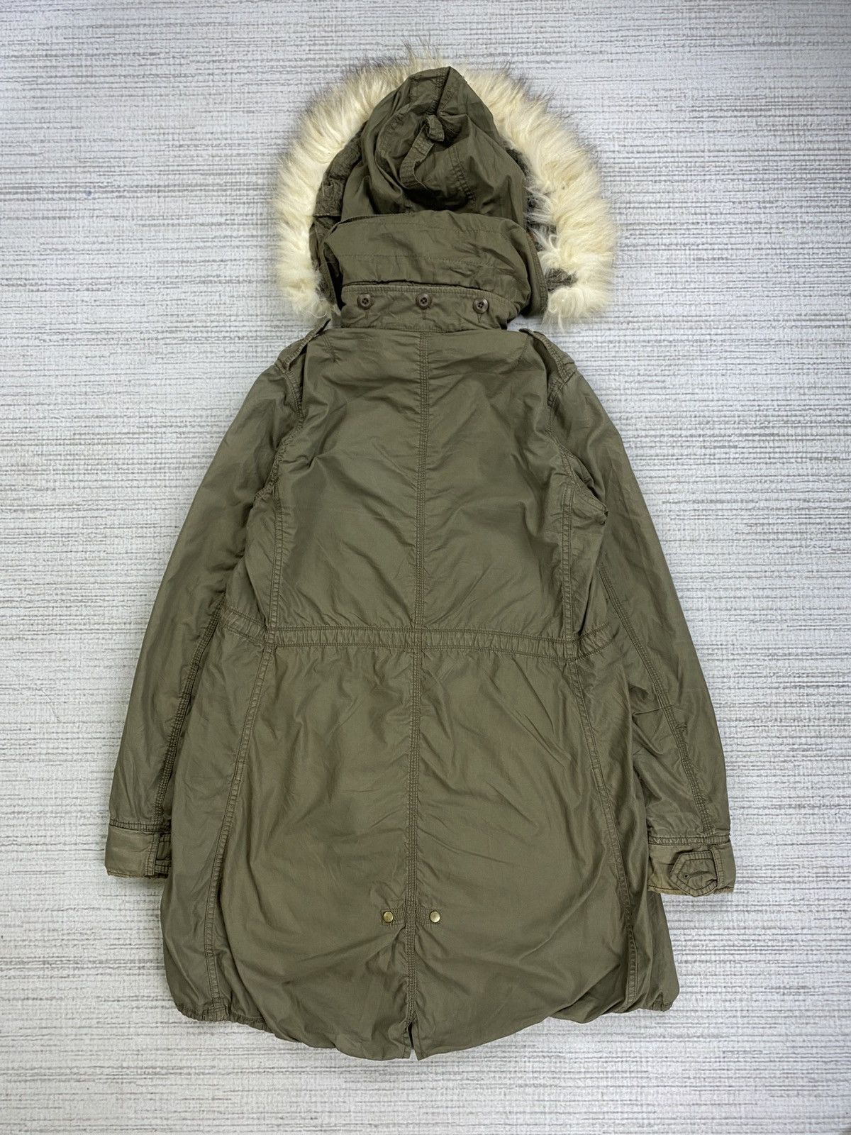 GOA Vintage G.O.A Military Faux Fur Hoodie Parka Jacket Size US S / EU 44-46 / 1 - 3 Thumbnail