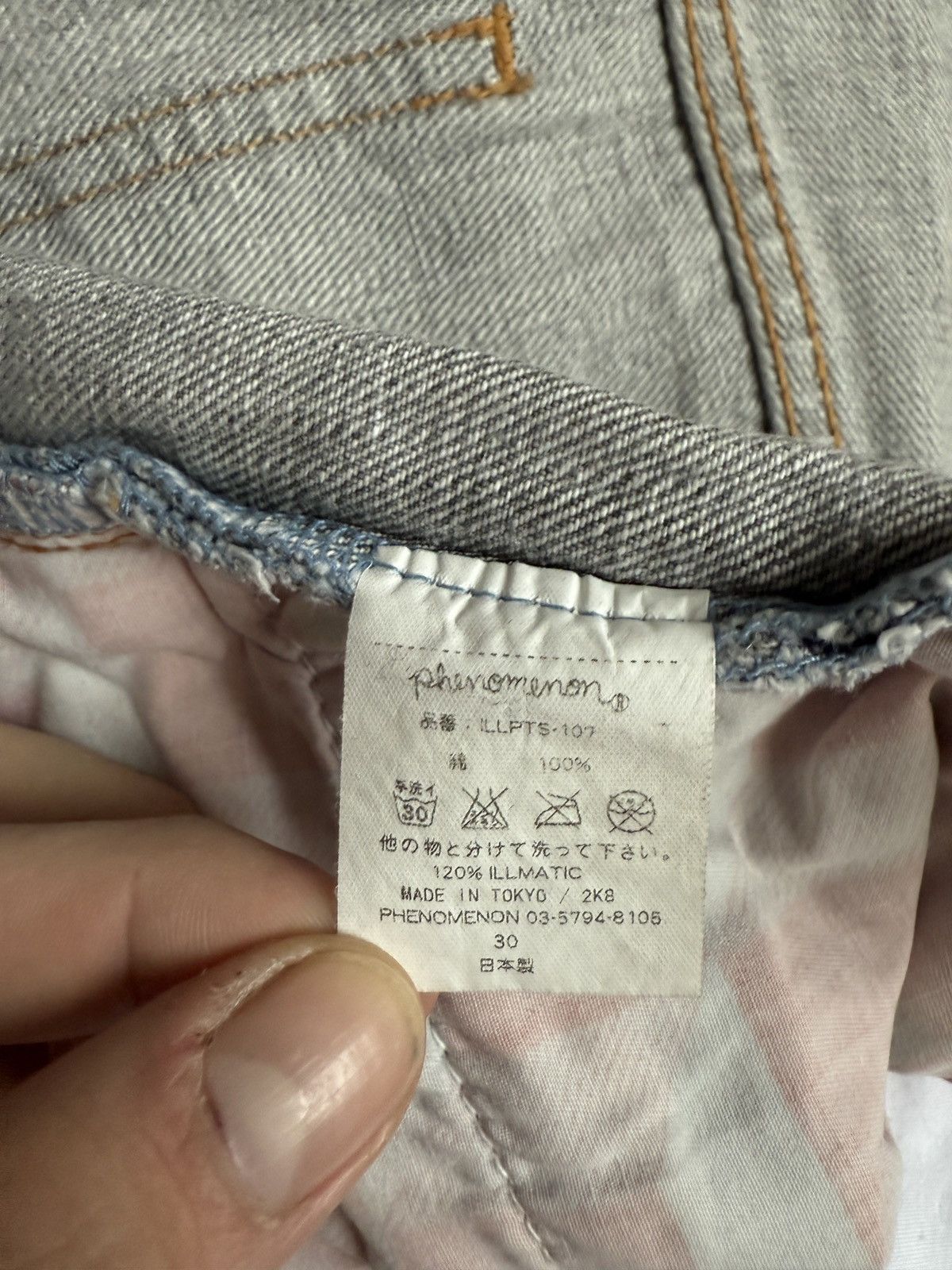 PHENOMENON Phenomenon Grey Denim Shorts Size US 30 / EU 46 - 10 Thumbnail
