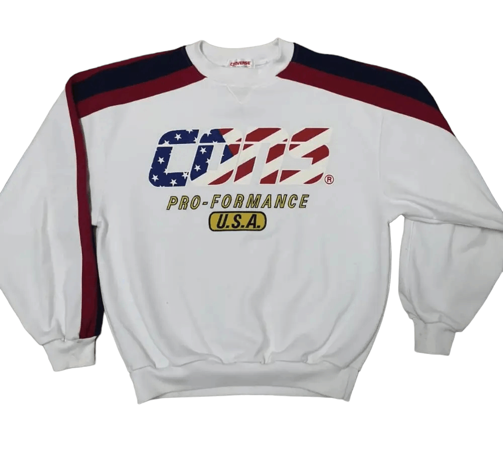 Converse Vintage Converse USA Flag Jumper Size US M / EU 48-50 / 2 - 1 Thumbnail