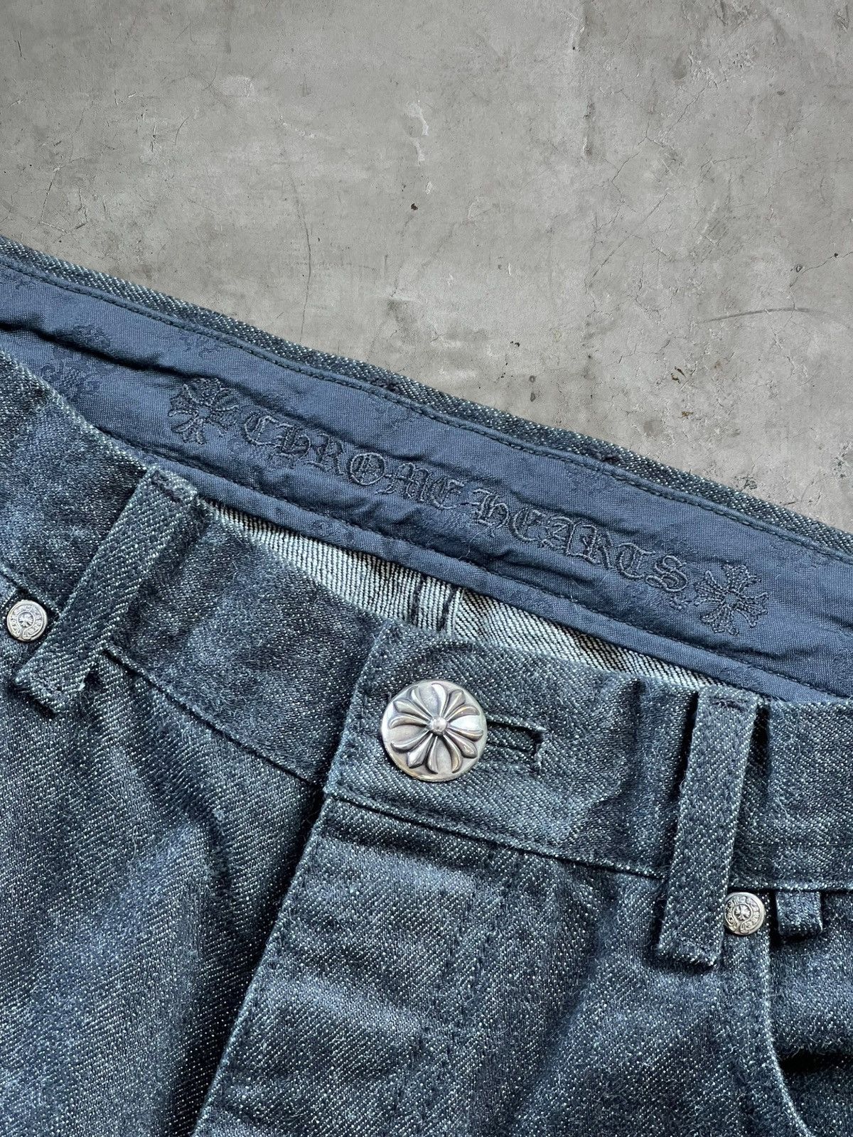 Chrome Hearts Chrome Hearts Star Patch Denim Jeans Size US 33 - 5 Thumbnail