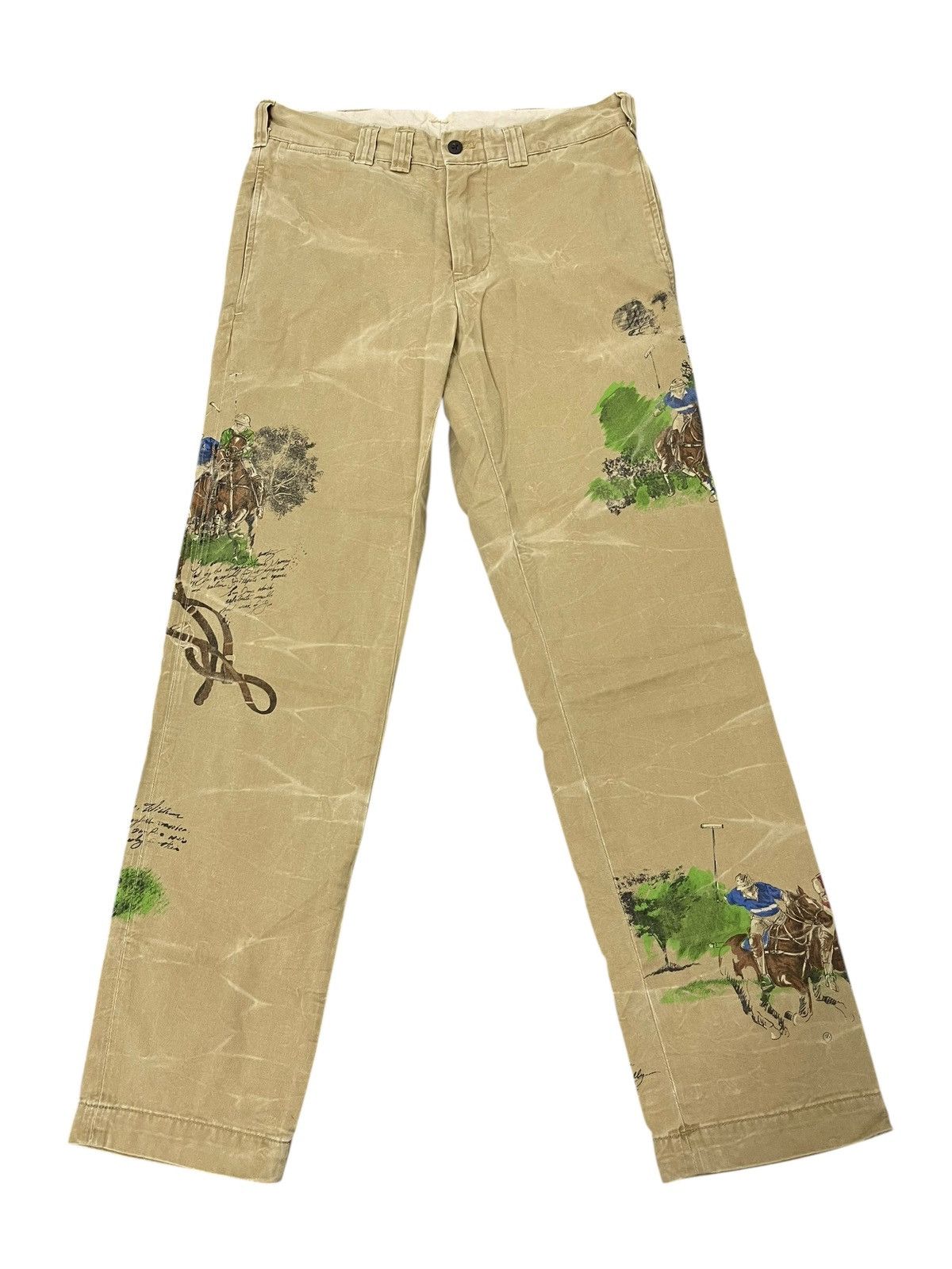 Polo Ralph Lauren Rare Polo Ralph Lauren Printed Pant 4🟦0 Size US 31 - 1 Thumbnail