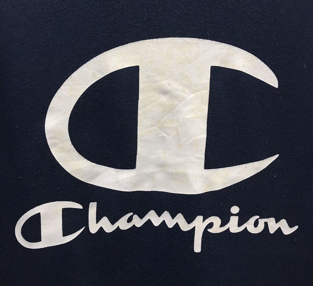 Champion × Vintage Vintage Champion Big Logo Sweatshirt Size US S / EU 44-46 / 1 - 3 Thumbnail